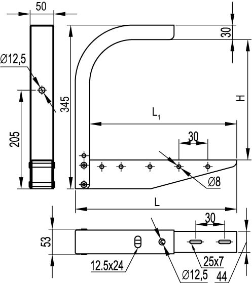 Чертеж BBA2030HDZ