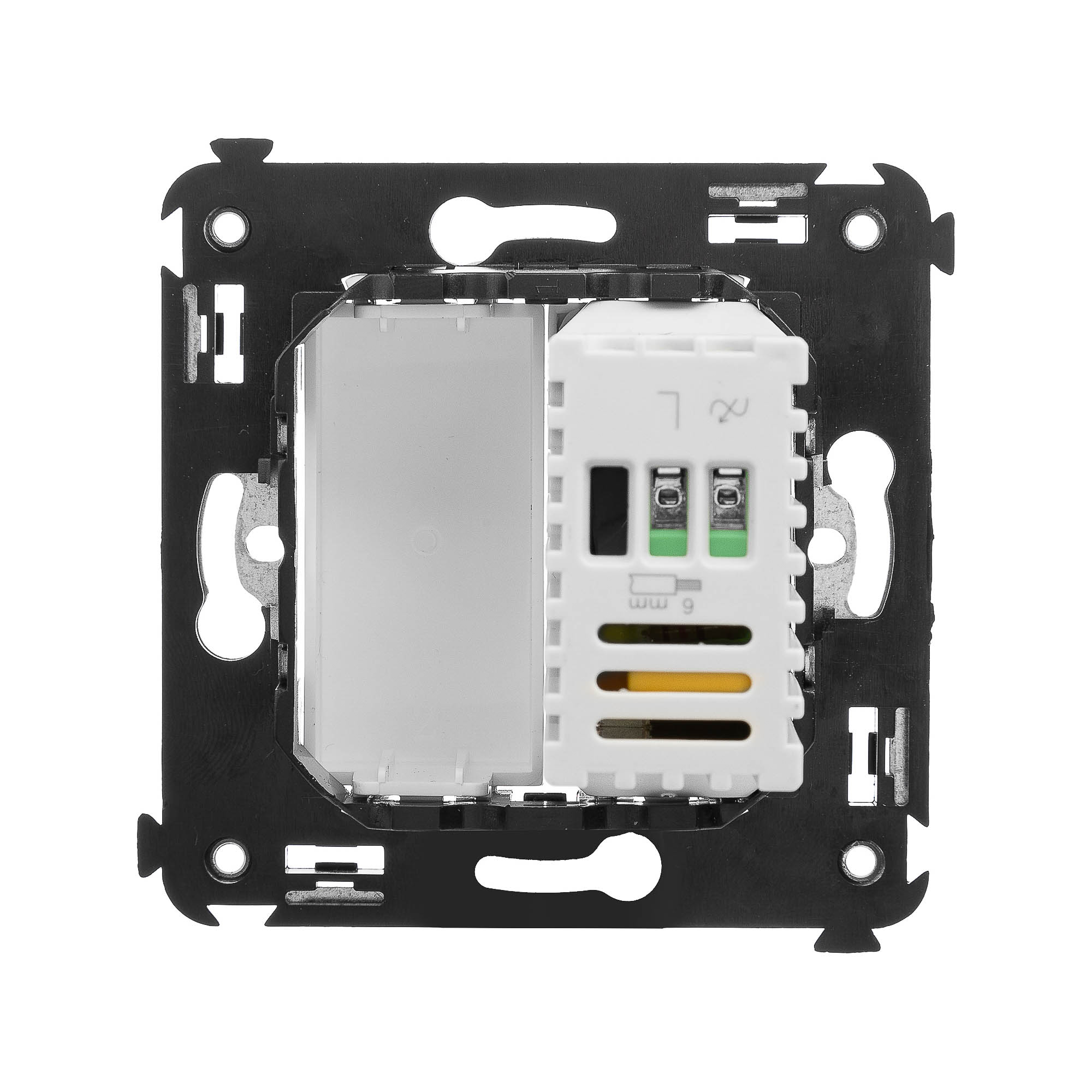 Диммер поворотный в стену, "Avanti", "Белое облако"