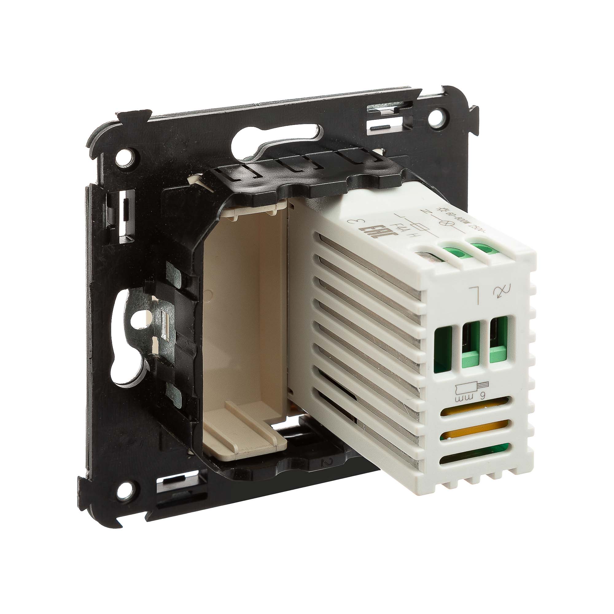 Диммер поворотный в стену, "Avanti", "Ванильная дымка"