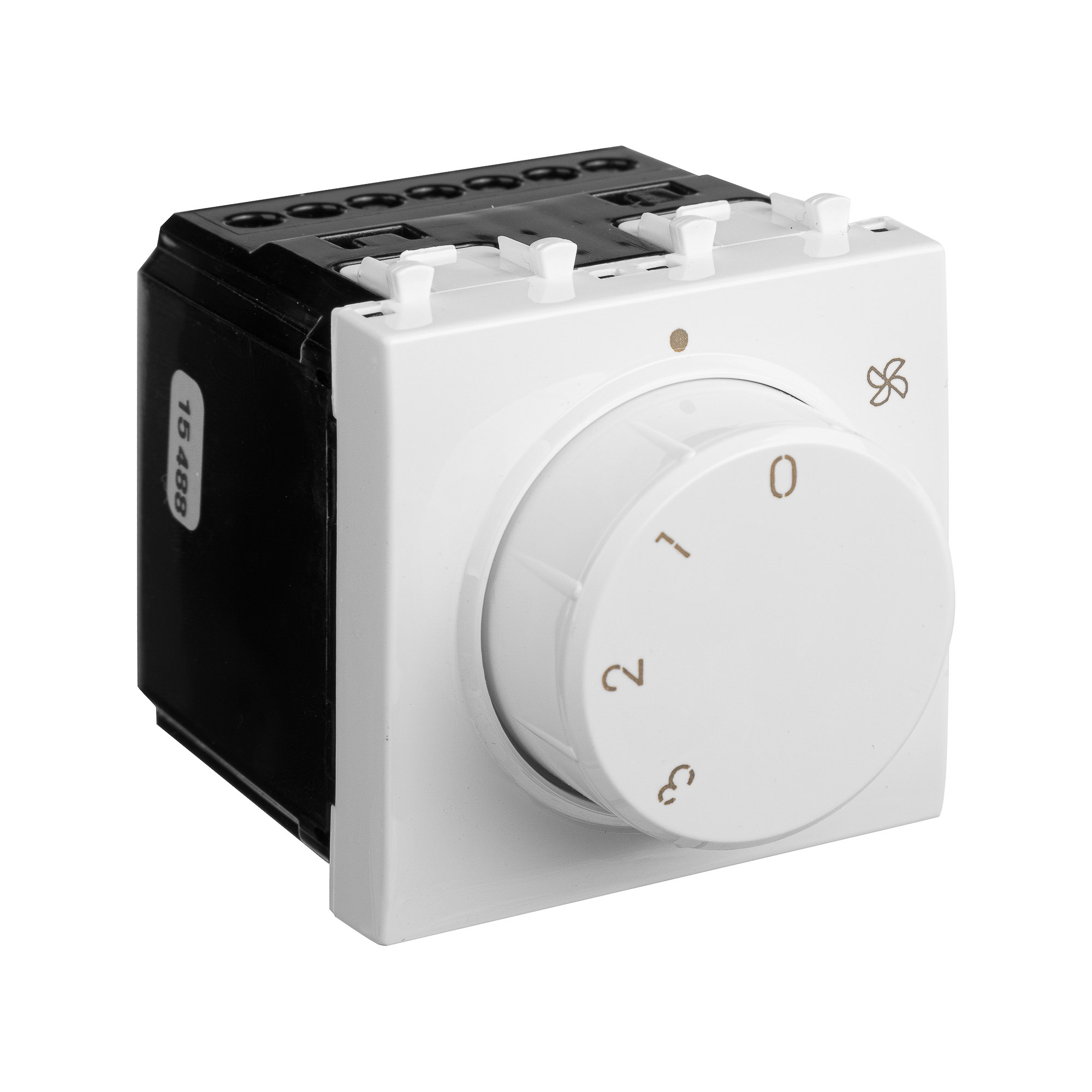 Механизм управления вентиляторами модульный, "Avanti", "Белое облако", 2модуля