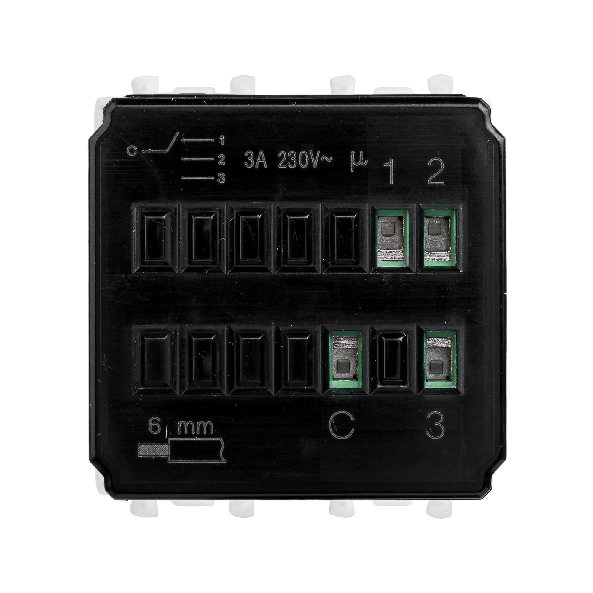 Механизм управления вентиляторами модульный, "Avanti", "Белое облако", 2модуля