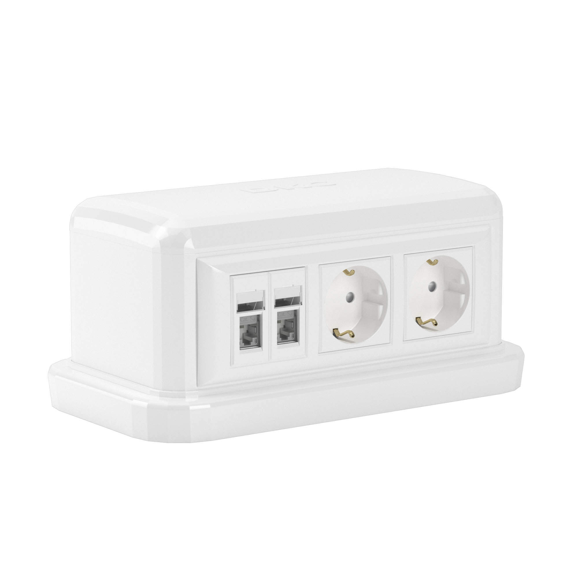 Напольная башенка BUS, 12 модулей, белая