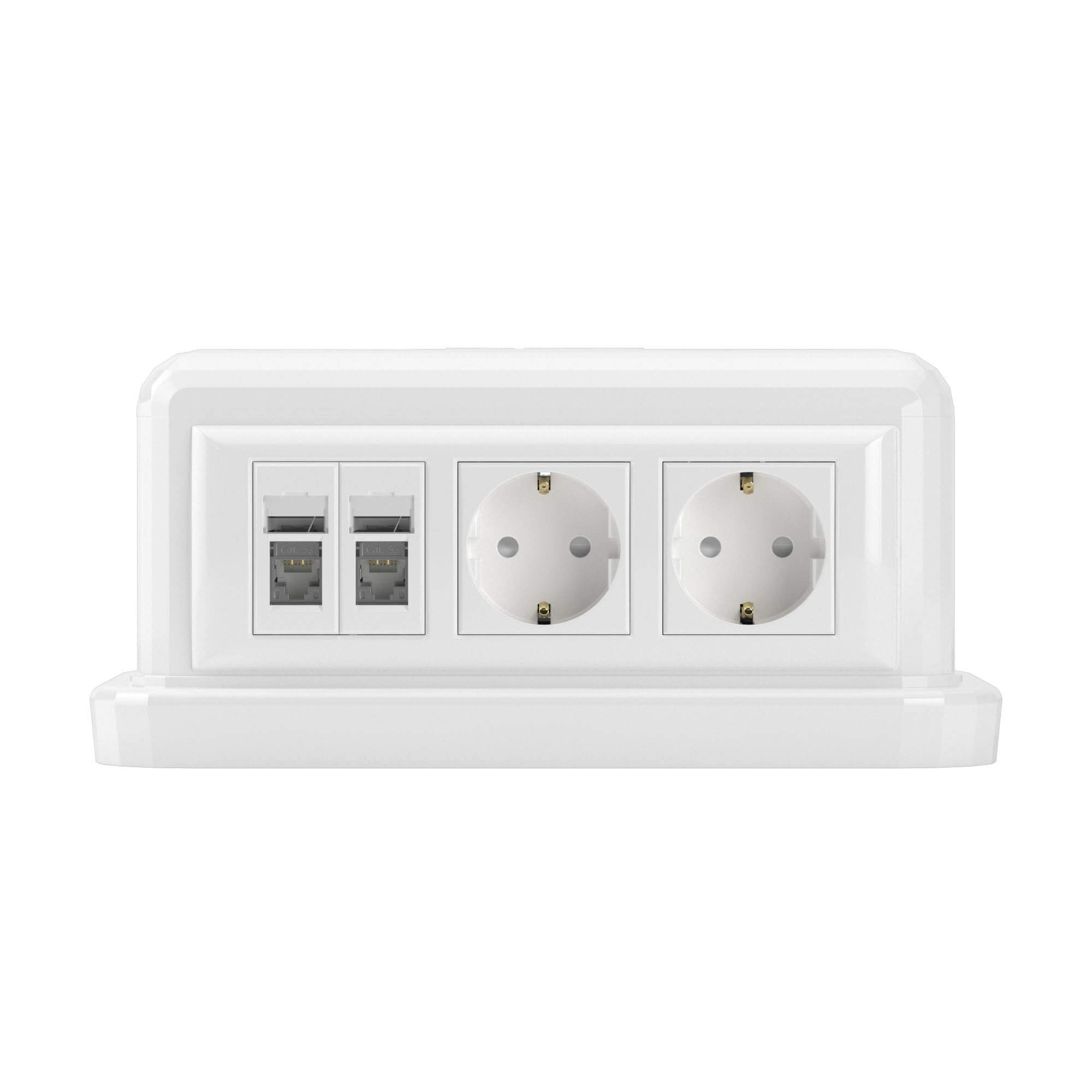 Напольная башенка BUS, 12 модулей, белая