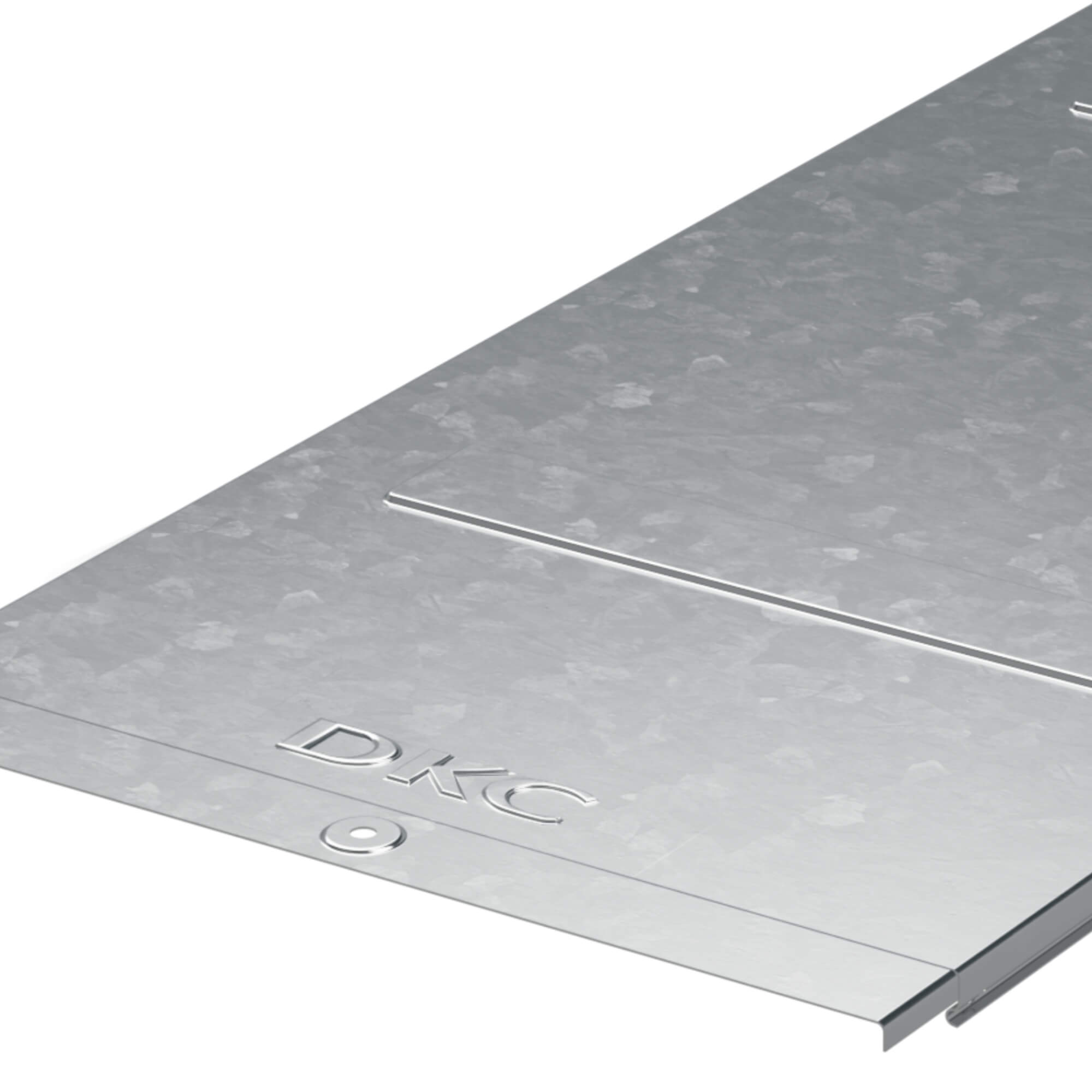 Крышка на лоток с заземлением осн. 600 L 3000, толщ. 1,0мм, цинк-ламельная