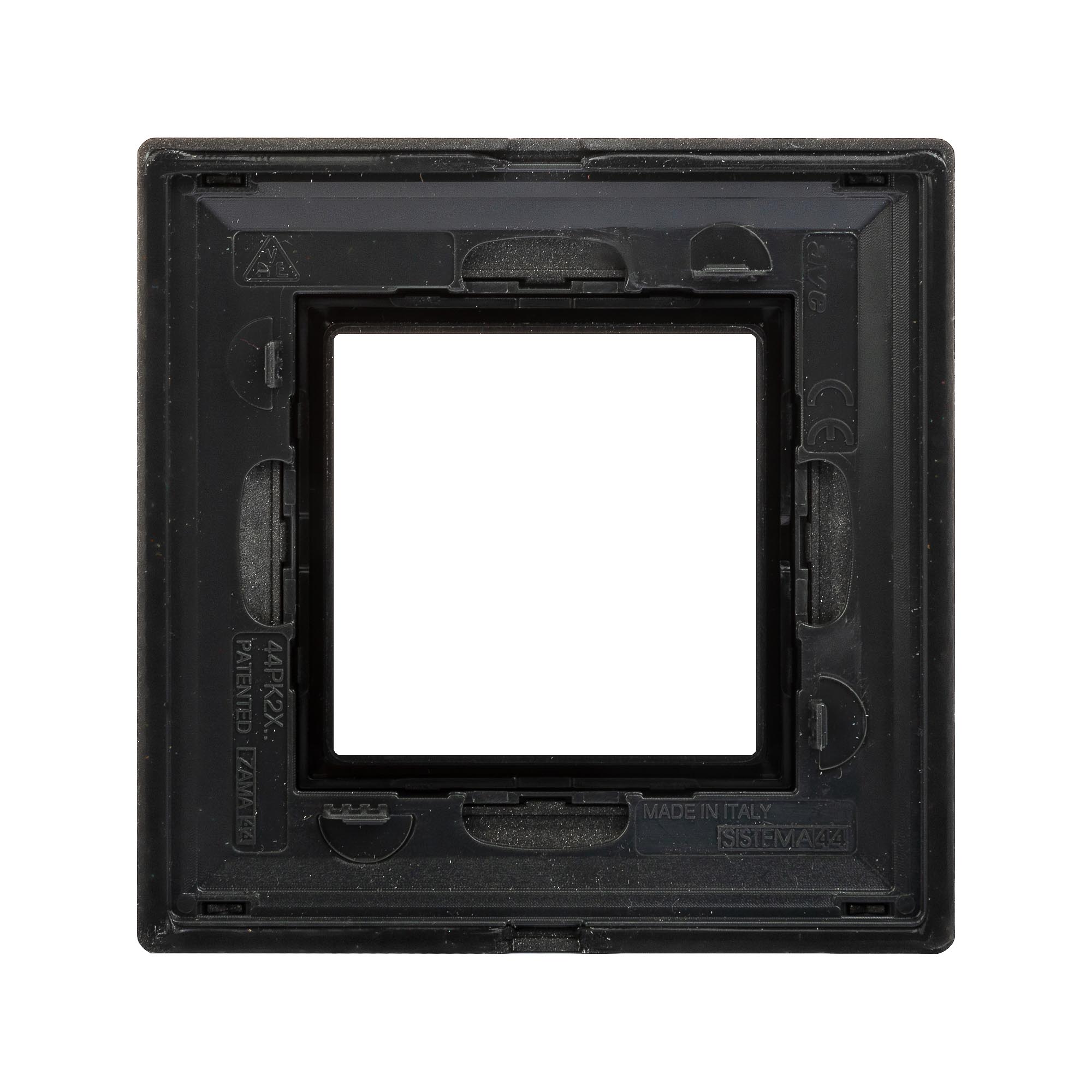 Рамка из металла, "Avanti", графитовая, 1 пост (2 мод.)