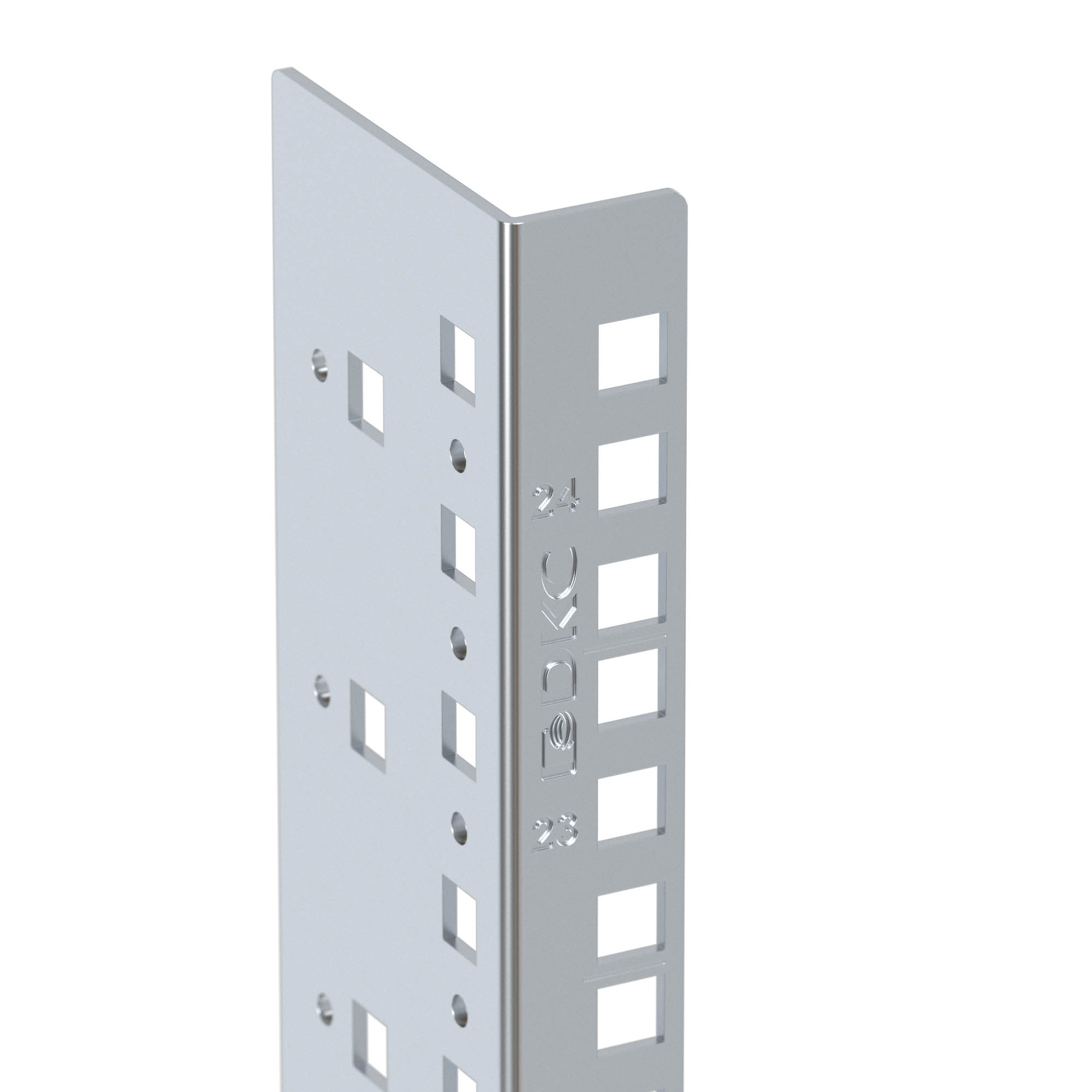 Вертикальные монтажные профили 19", 24U, "L" для IT-CQE, 2шт
