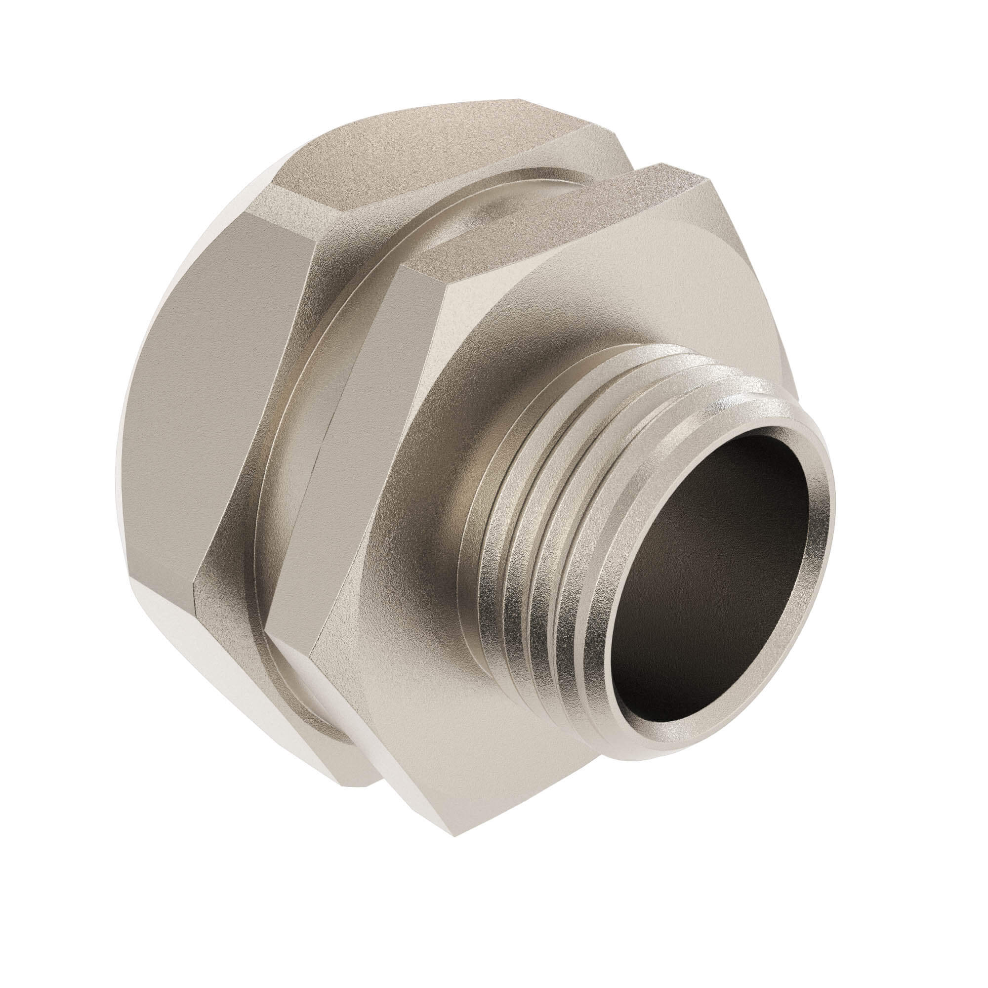 Муфта металлорукав-коробка DN 26,М25х1,5 наружная резьба