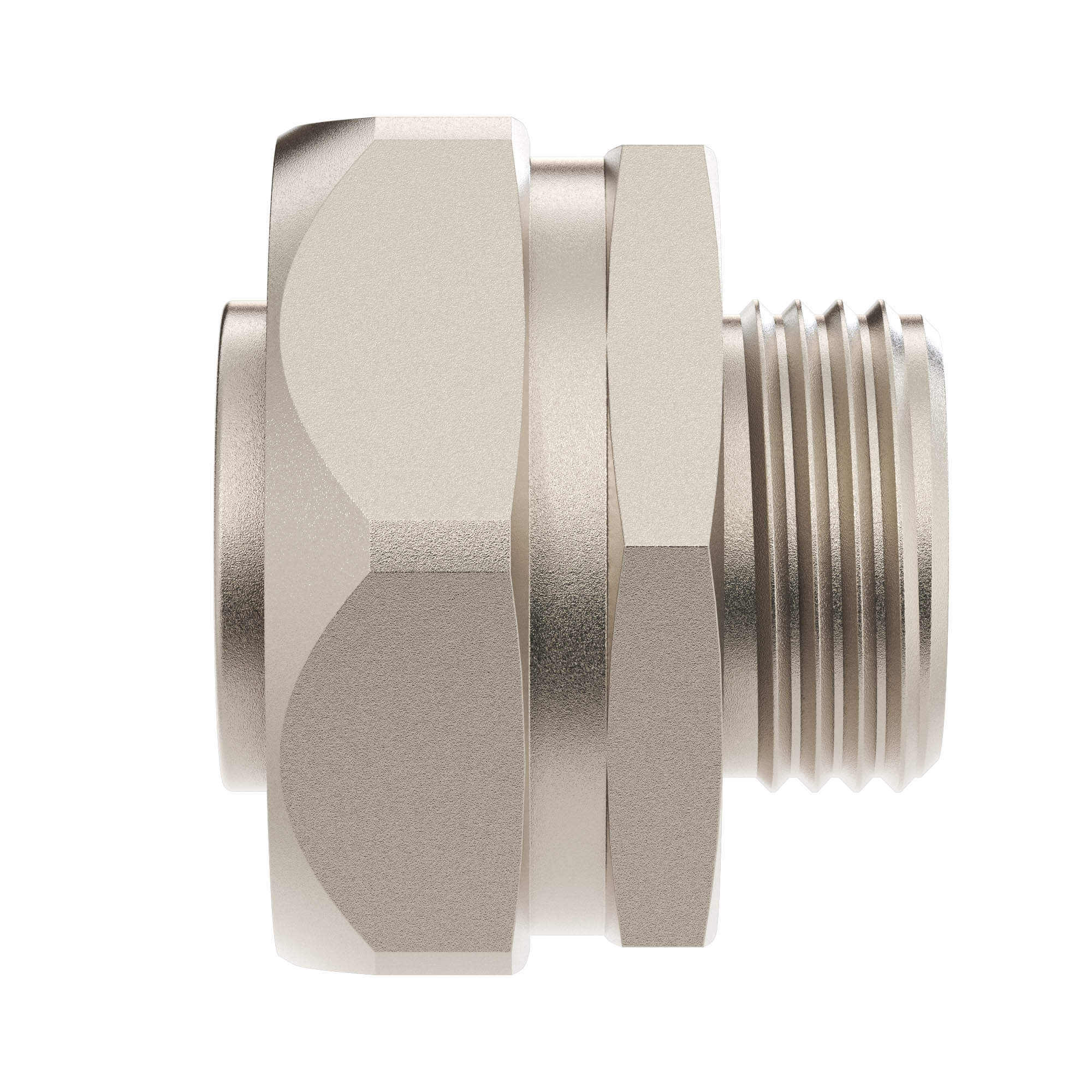 Муфта металлорукав-коробка DN 26,М25х1,5 наружная резьба