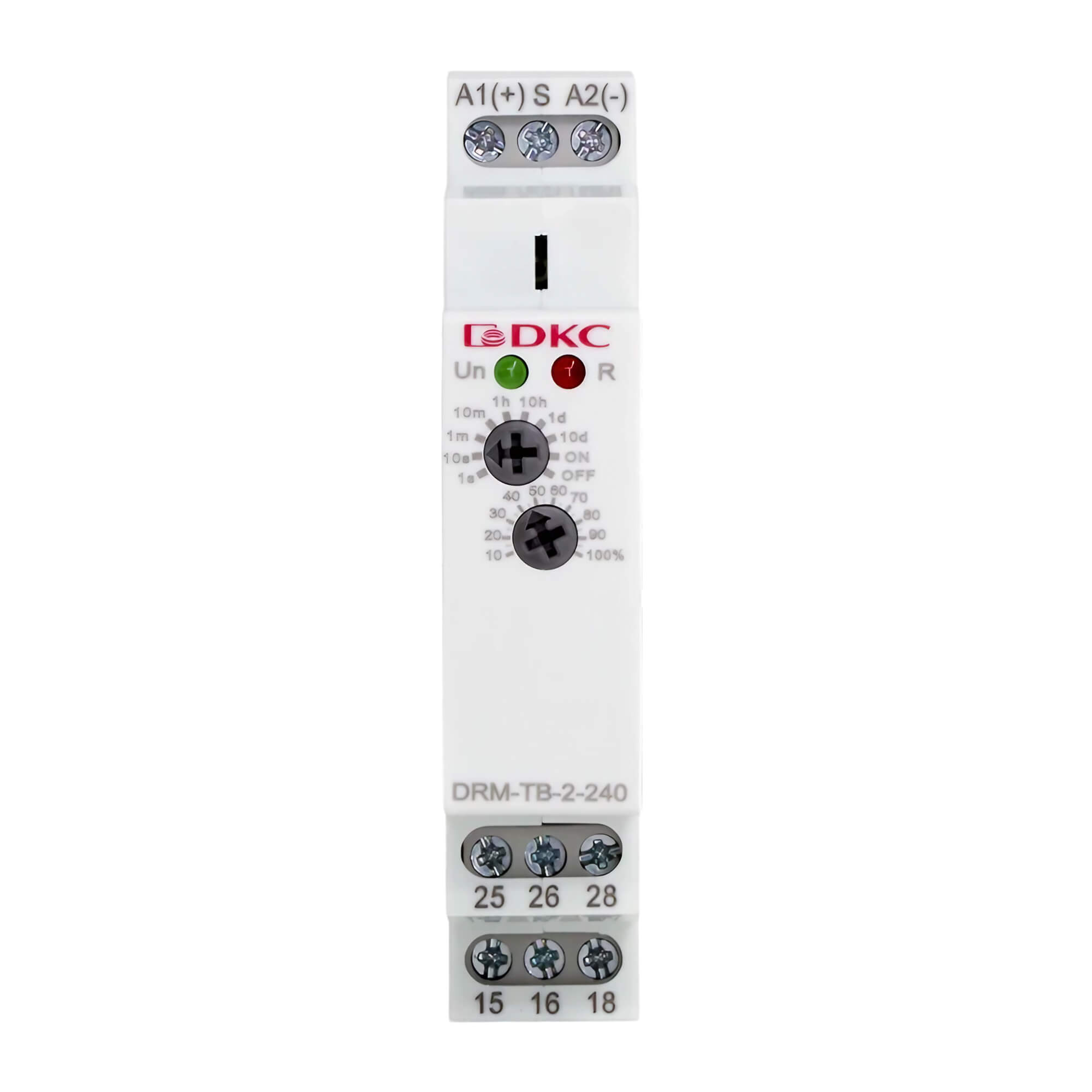 Реле времени, задержка выключения, конфигурация контакта 2CO, AС/DC 12-240В