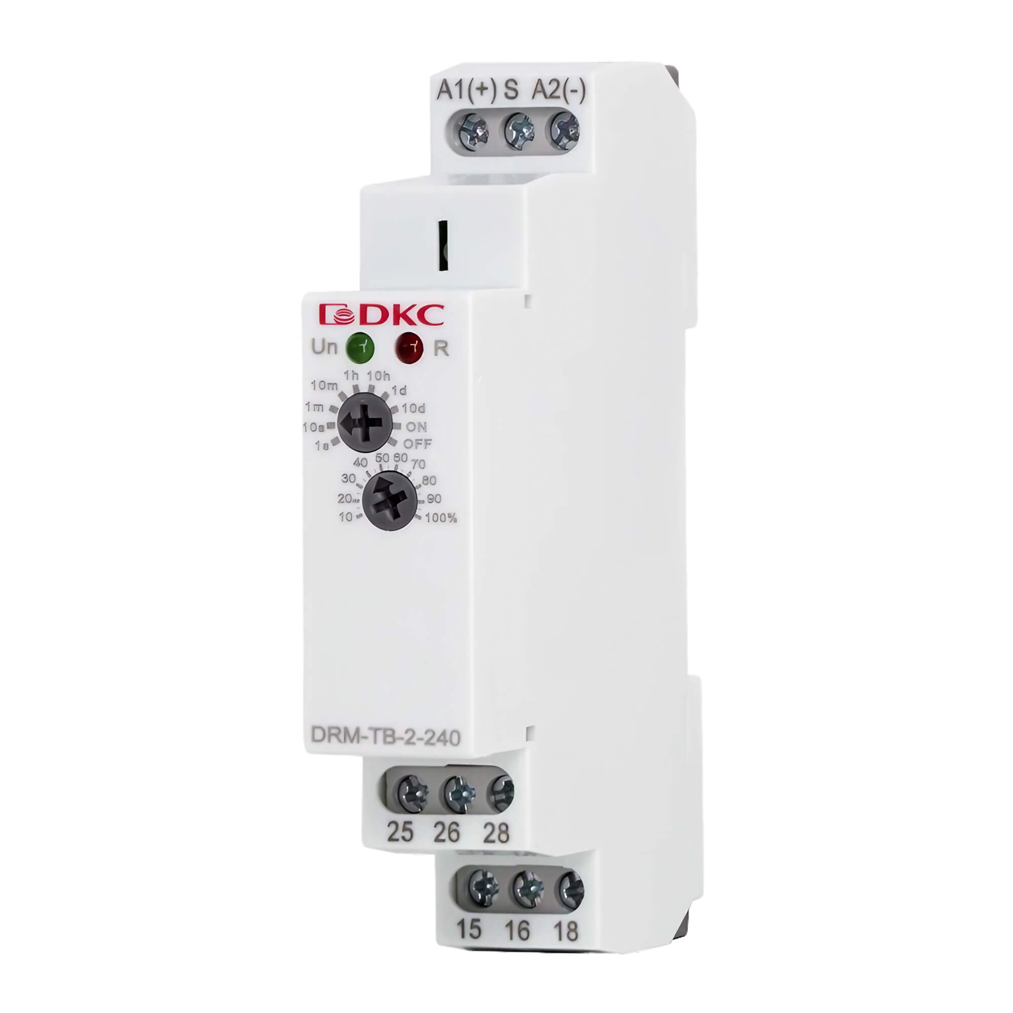 Реле времени, задержка выключения, конфигурация контакта 2CO, AС/DC 12-240В