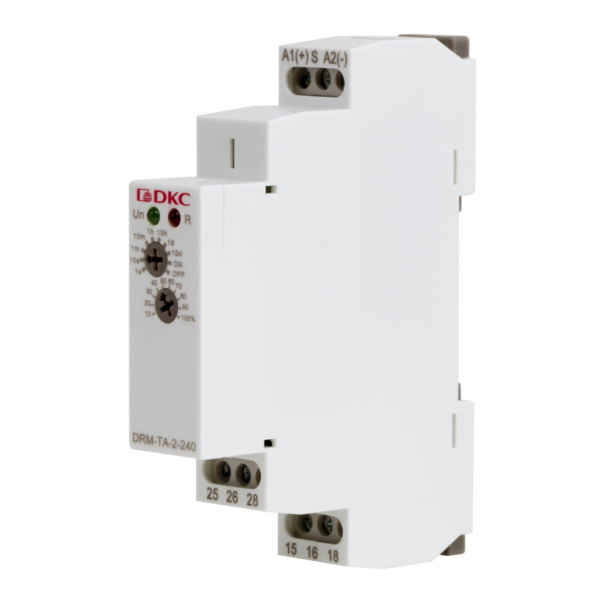 Реле времени, задержка включения, конфигурация контакта 2CO, AС/DC 12-240В