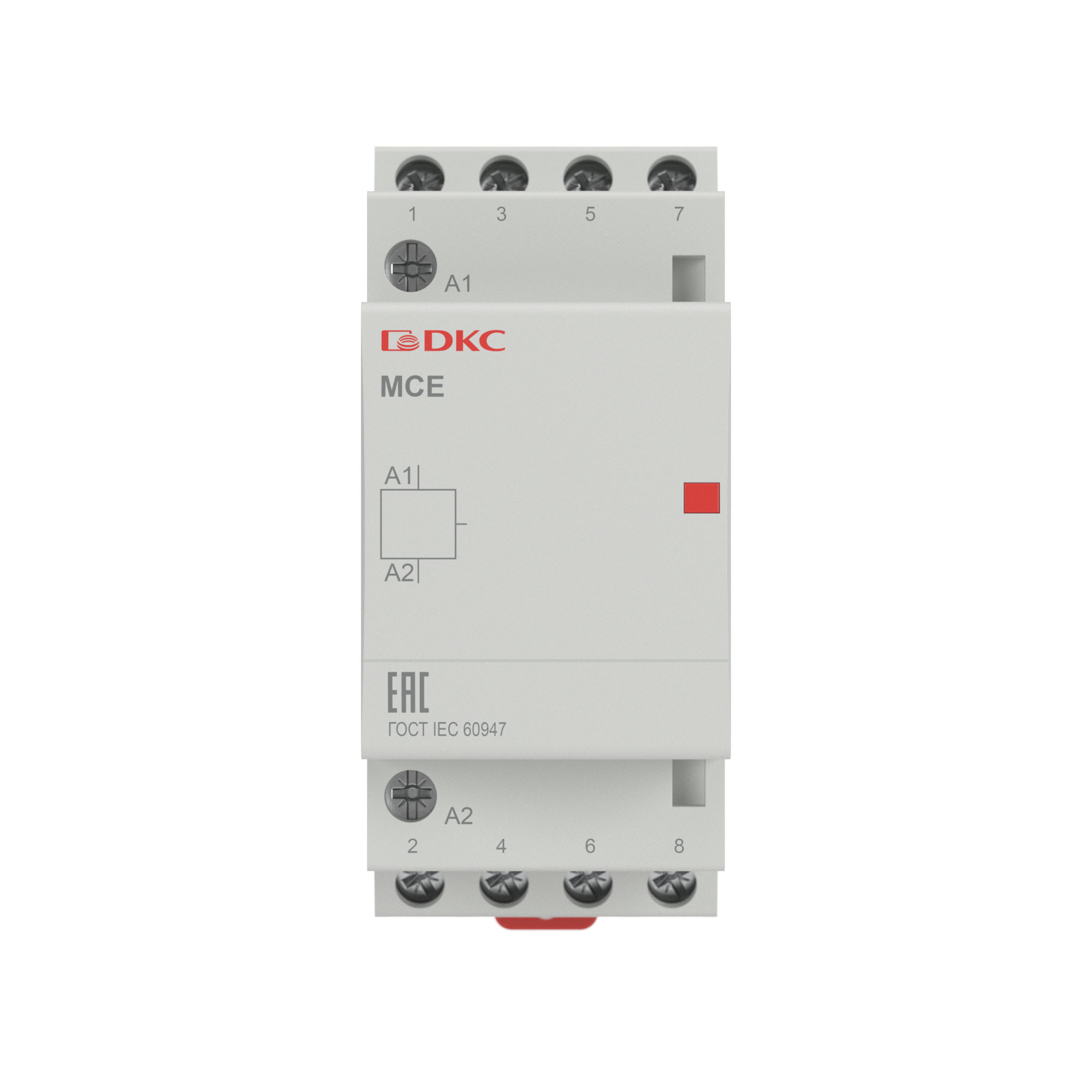 Контактор модульный YON max типа MCE, 4P, 20A, 240В, 4НО