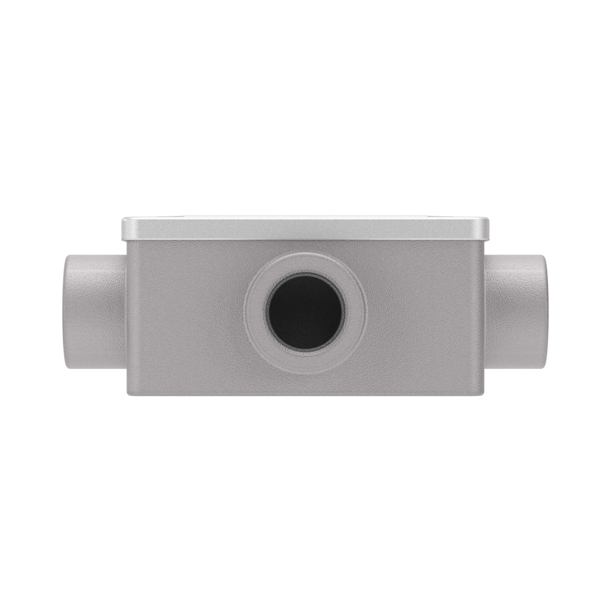 Коробка ответвительная алюминиевая, 3 ввода, М20х1,5 ,IP55, 118х67х42мм