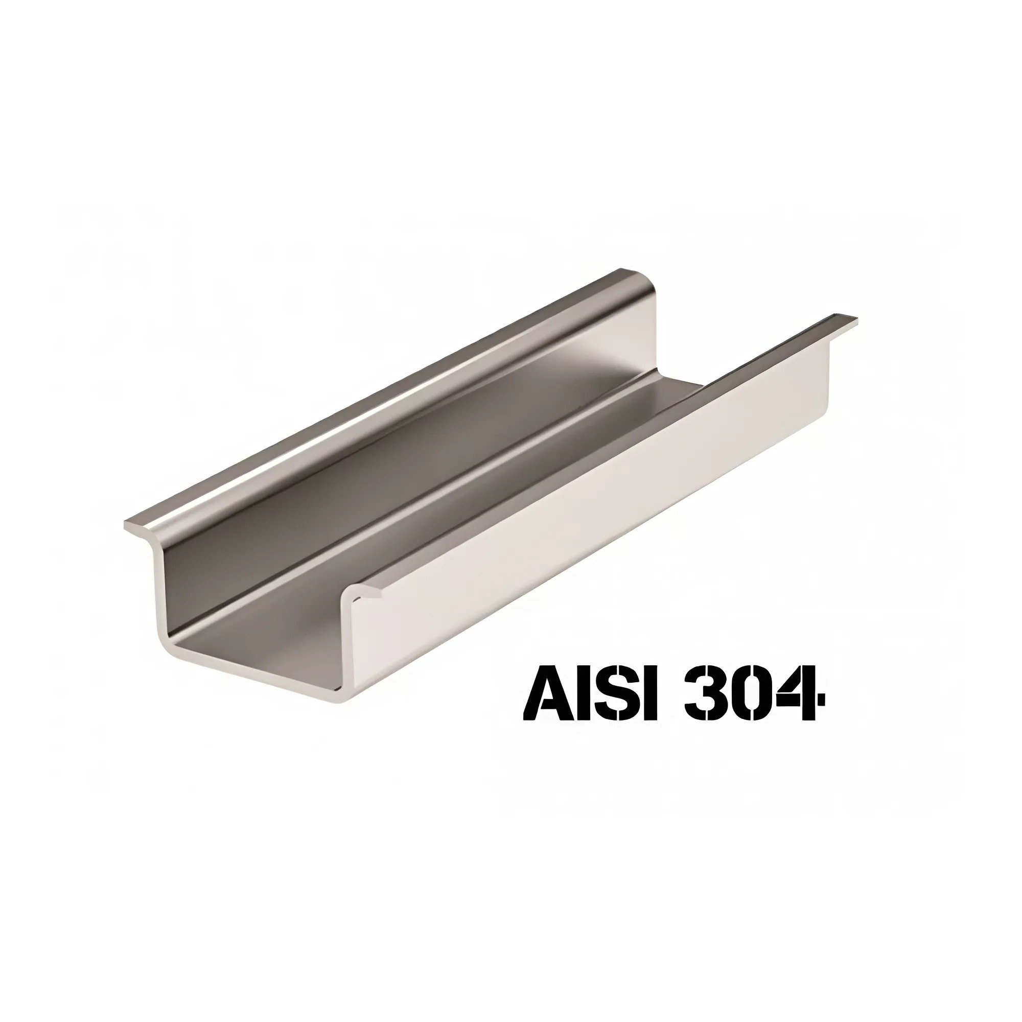 DIN-рейка из нержавеющей стали, с насечкой OMEGA 3A, 35х15мм