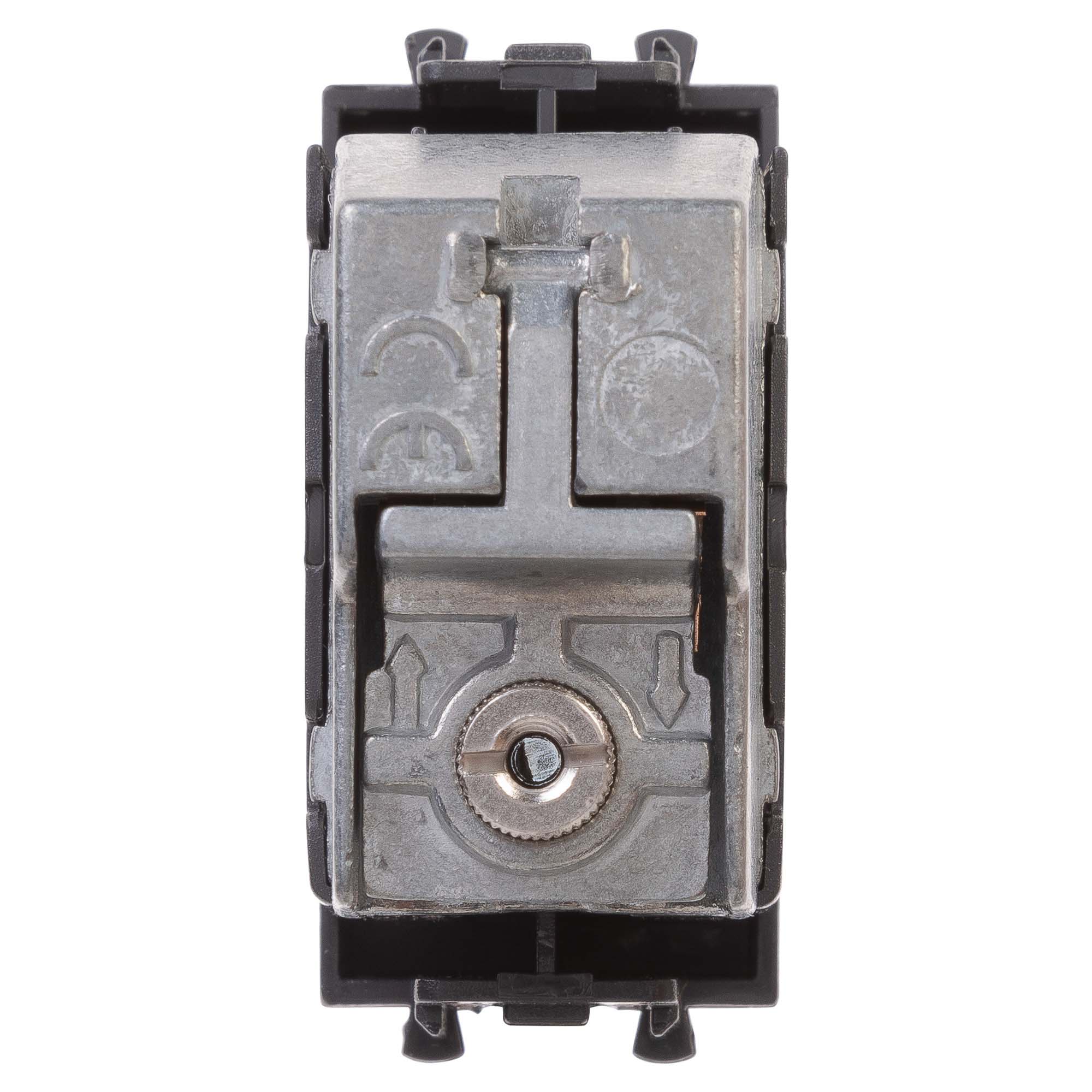 Розетка TV проходная модульная, "Avanti", "Черный матовый", 1 модуль