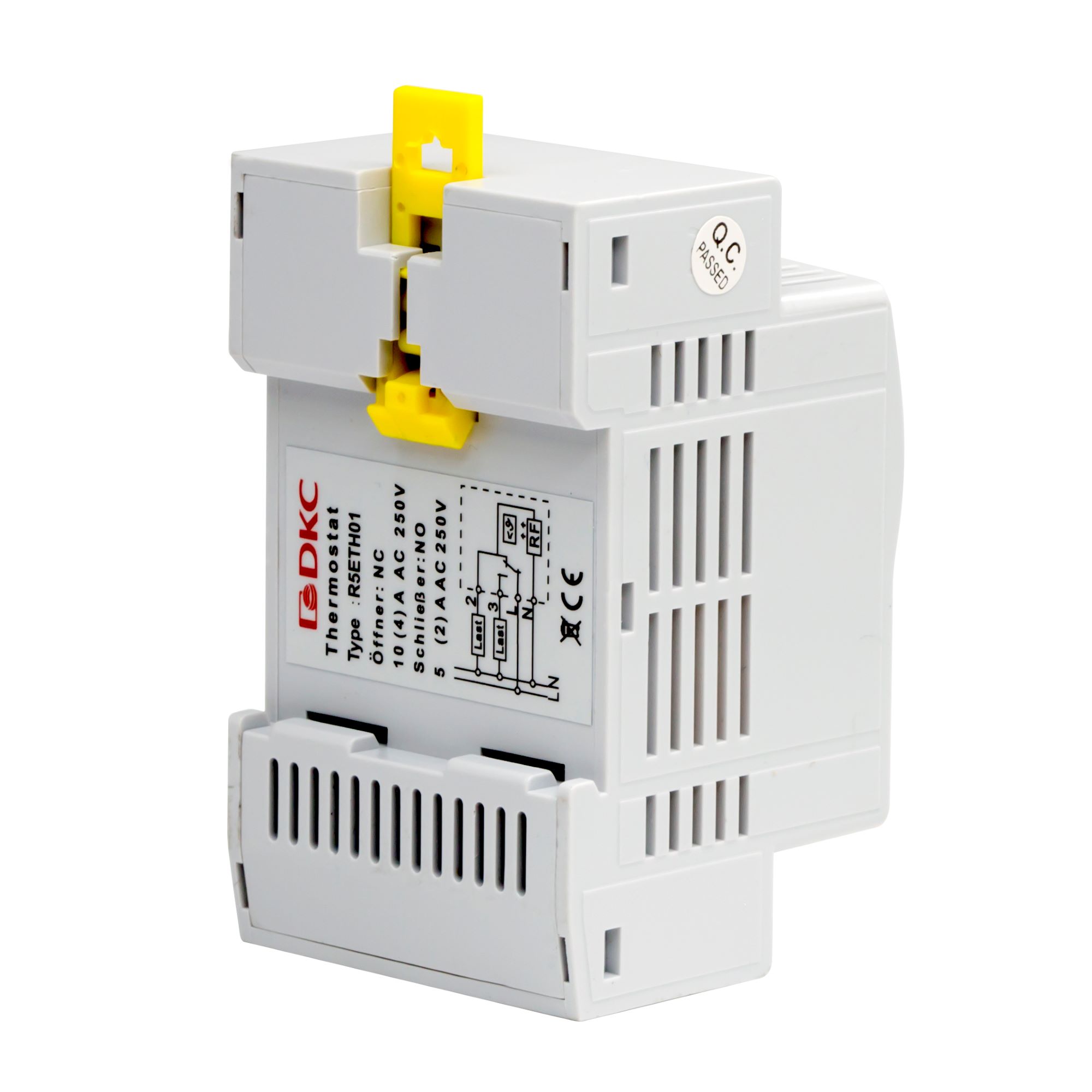 Термостат электронный с регулируемым диапазоном температуры -20…+60°C, переключающий контакт