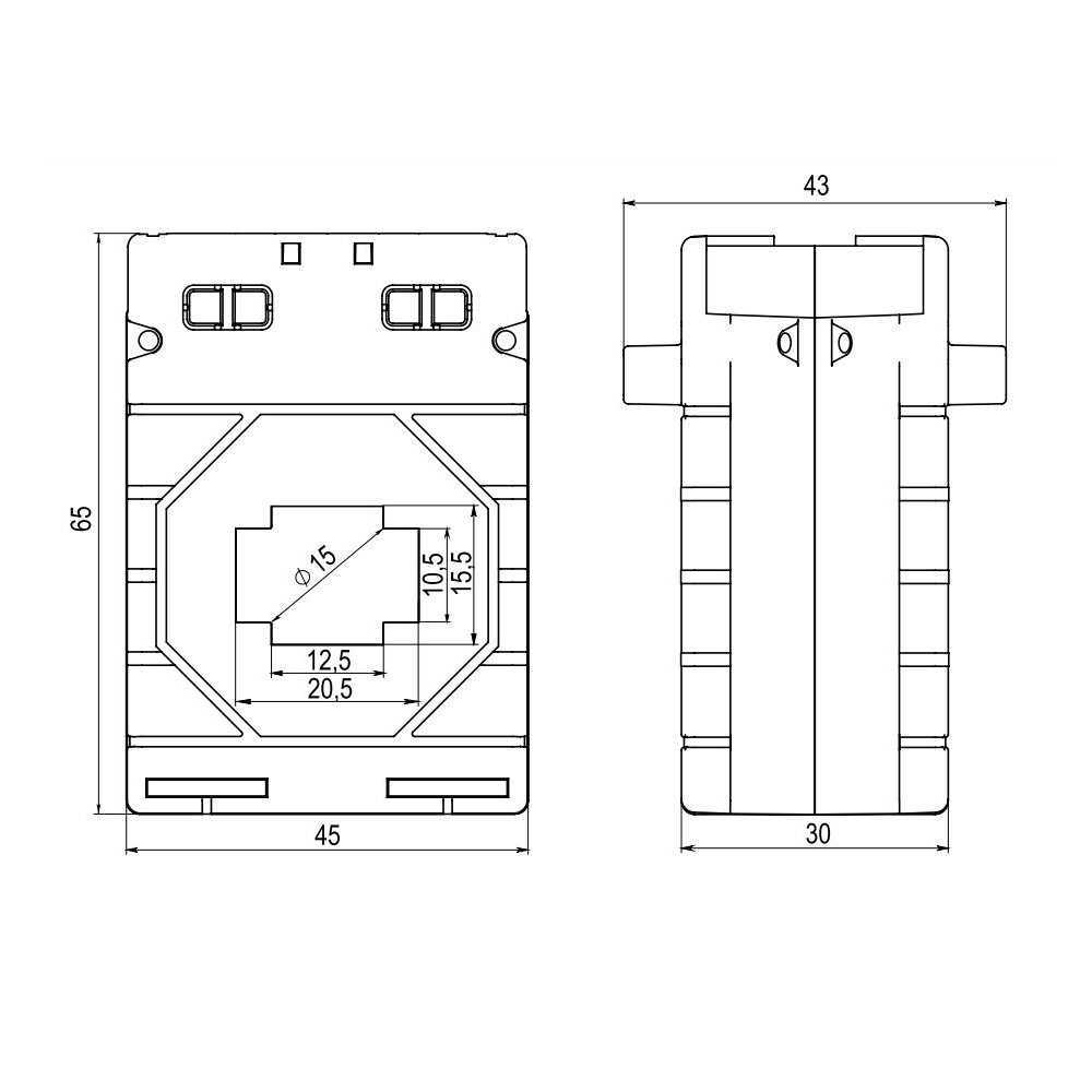 Чертеж CT20-125-0.5-1
