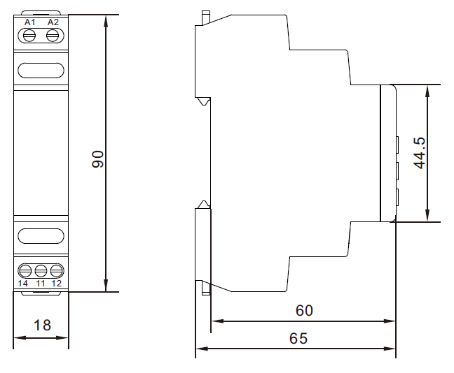 Чертеж DRV-C-1-48ACDC