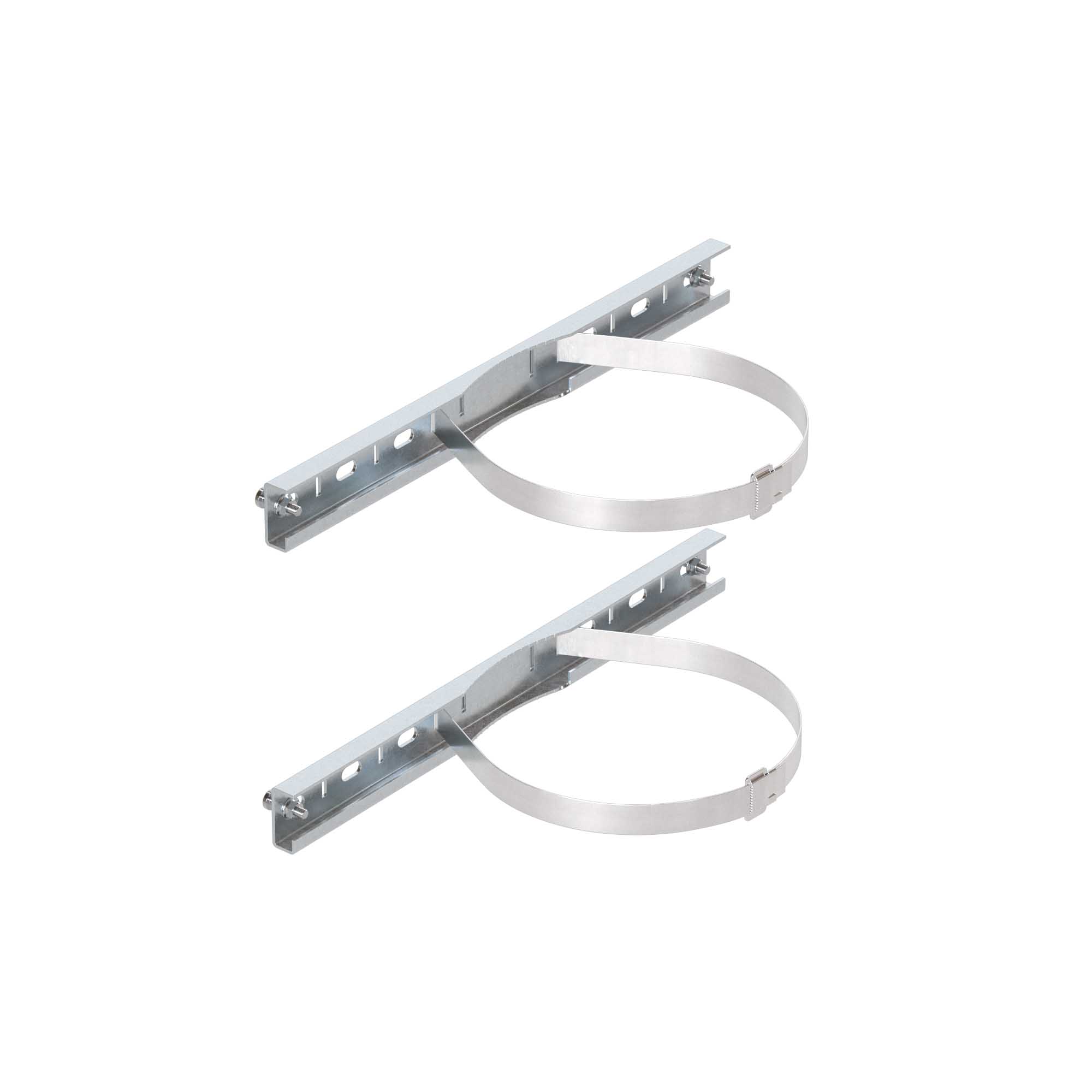 Комплект крепления на столб для навесных и клеммных корпусов, ширина корпуса 600 мм