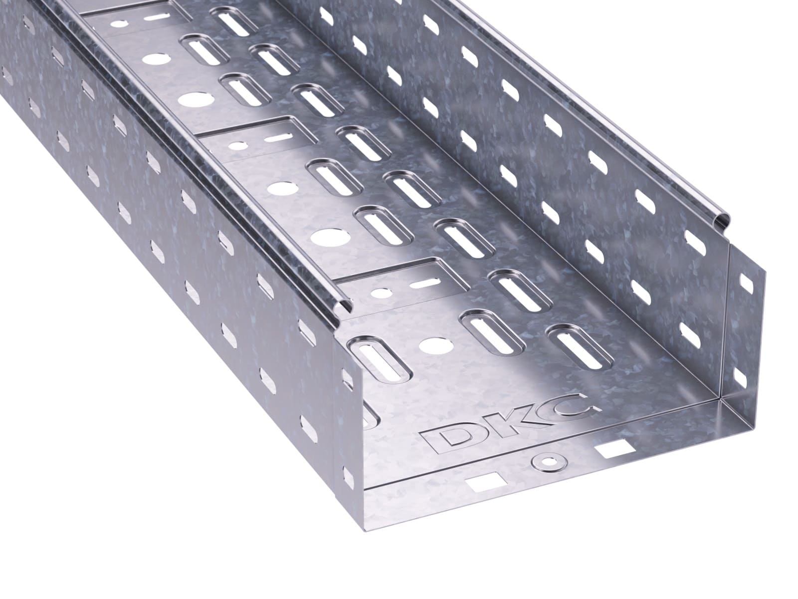 Лоток перфорированный 200х100 L3000, горячеоцинкованный
