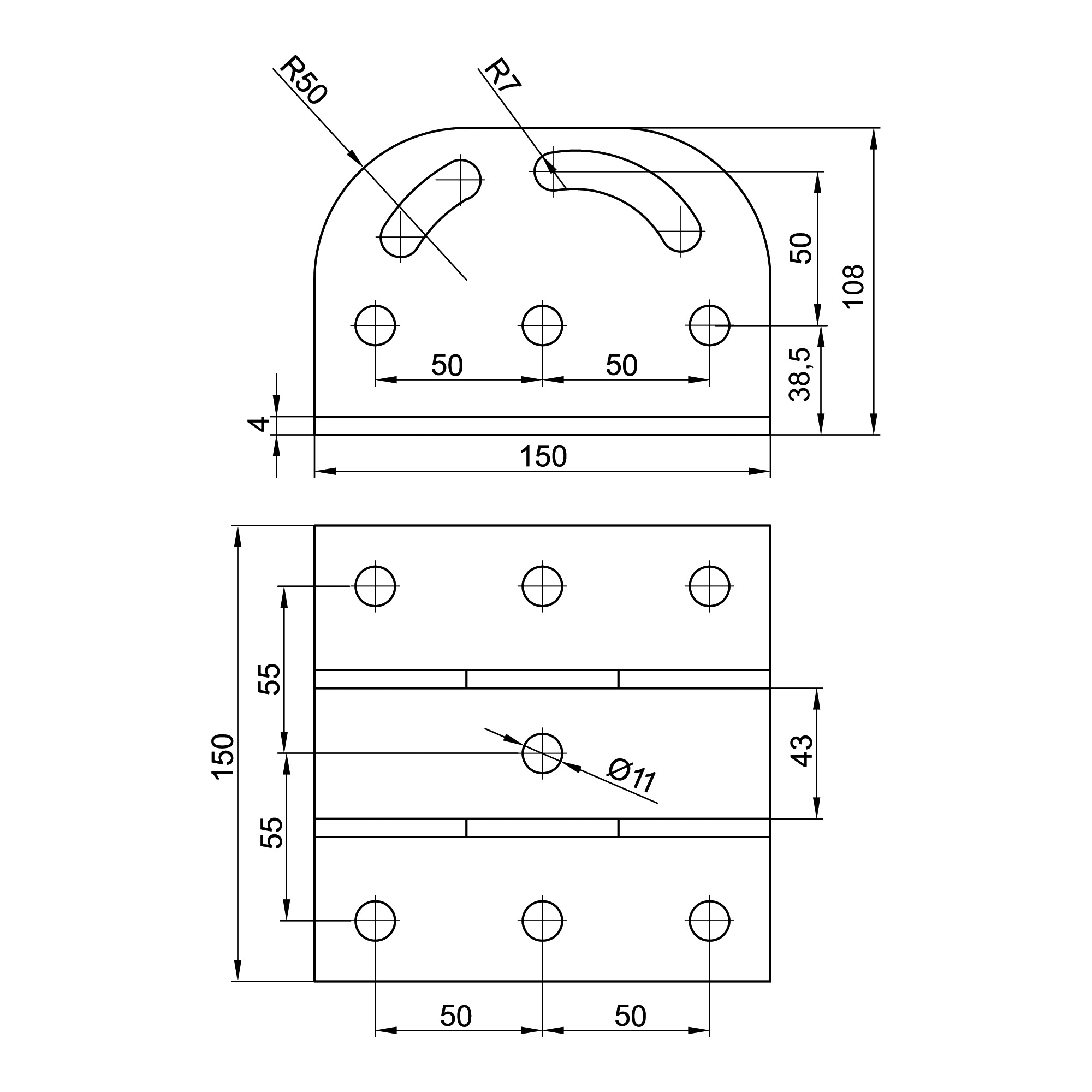 Чертеж BSF4104HDZ