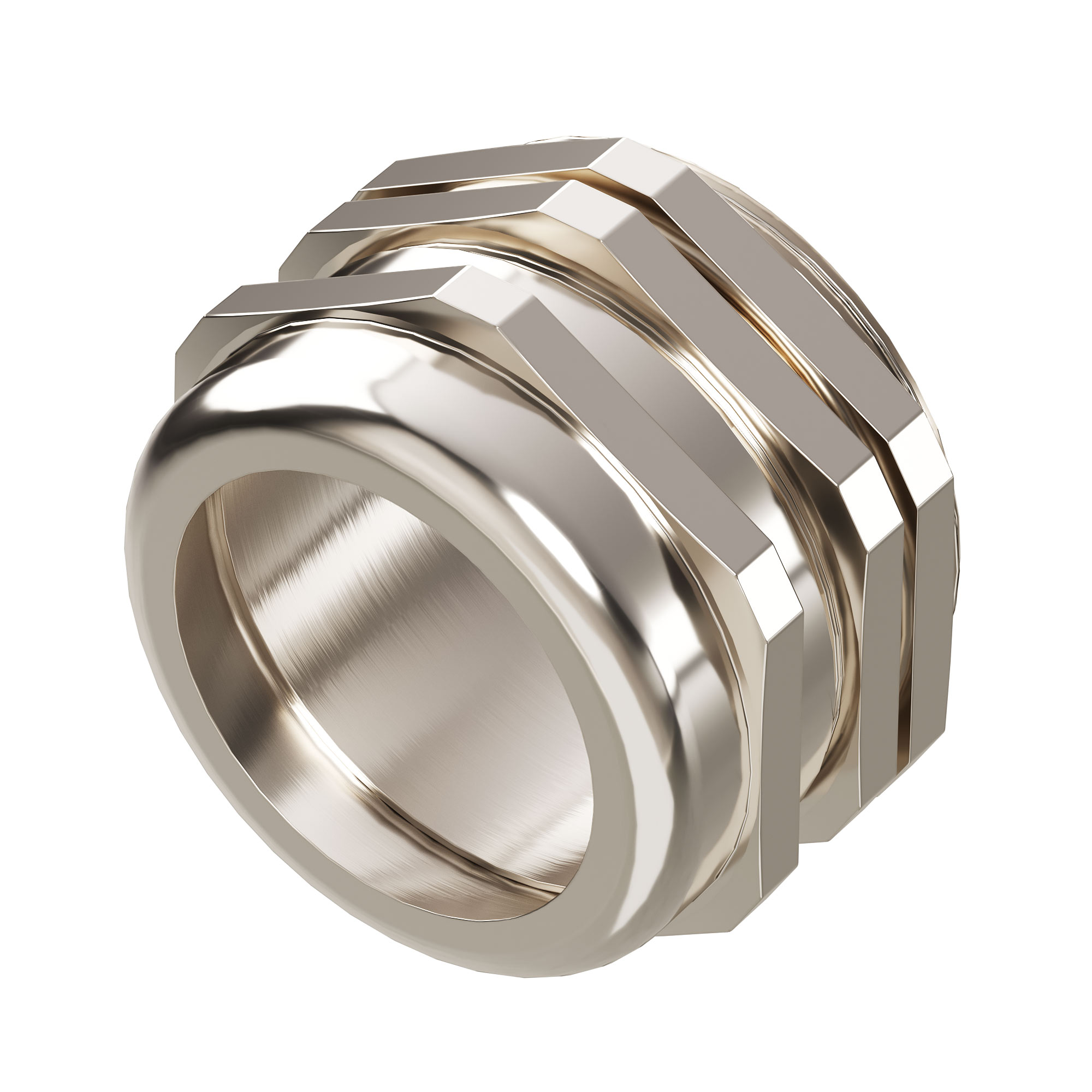 Латунный кабельный ввод М60, IP65, для диаметра кабеля 37-44 мм