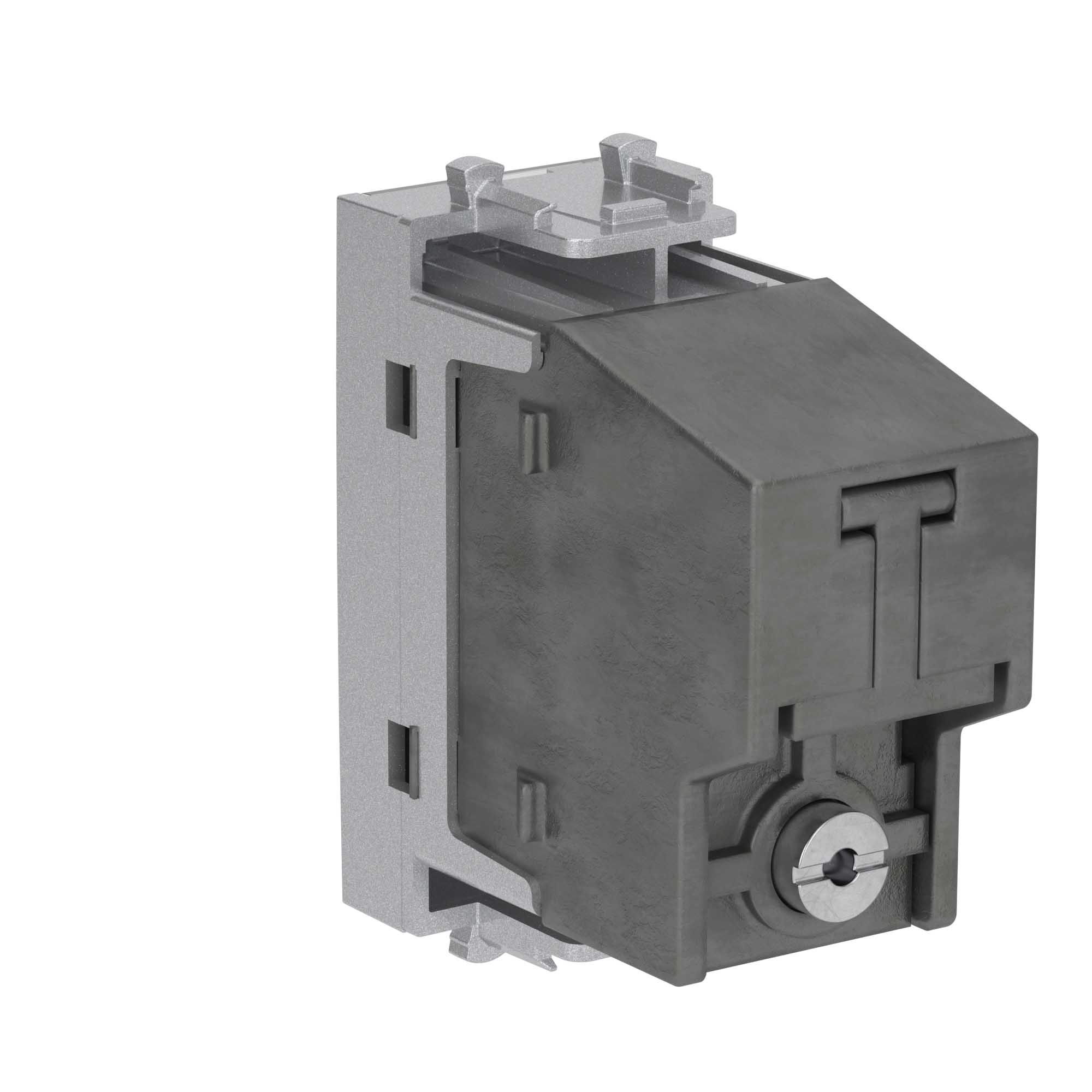 Розетка TV оконечная модульная,  "Avanti", "Закаленная сталь", 1 модуль