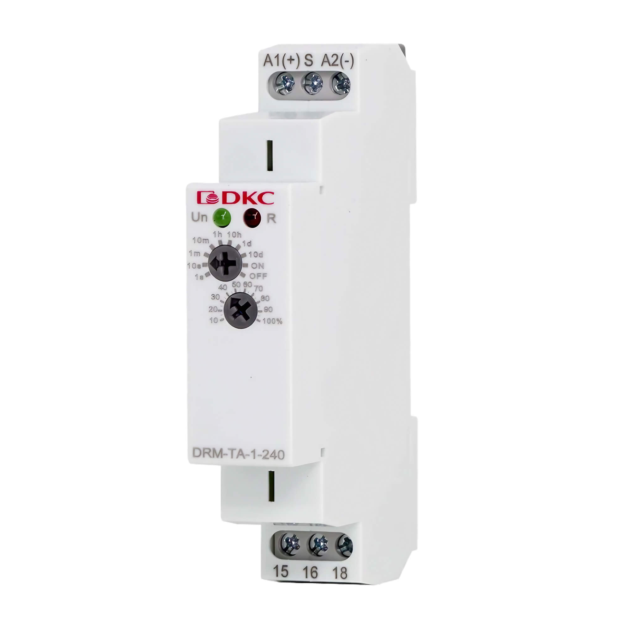 Реле времени, задержка включения, конфигурация контакта 1CO, AС/DC 12-240В