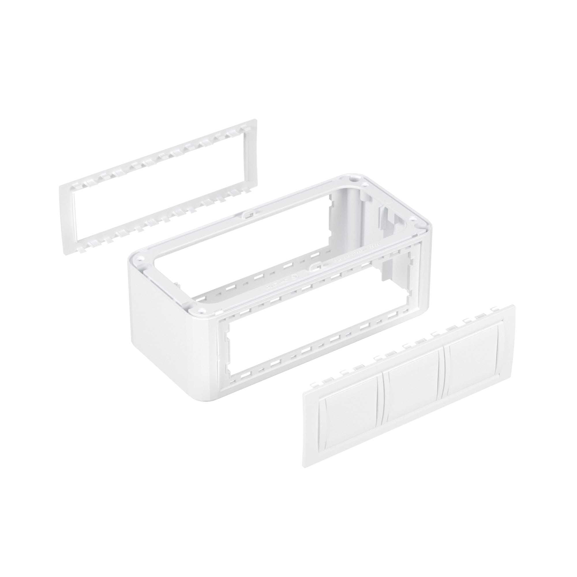 Вертикальное расширение напольной башенки BUS, белое