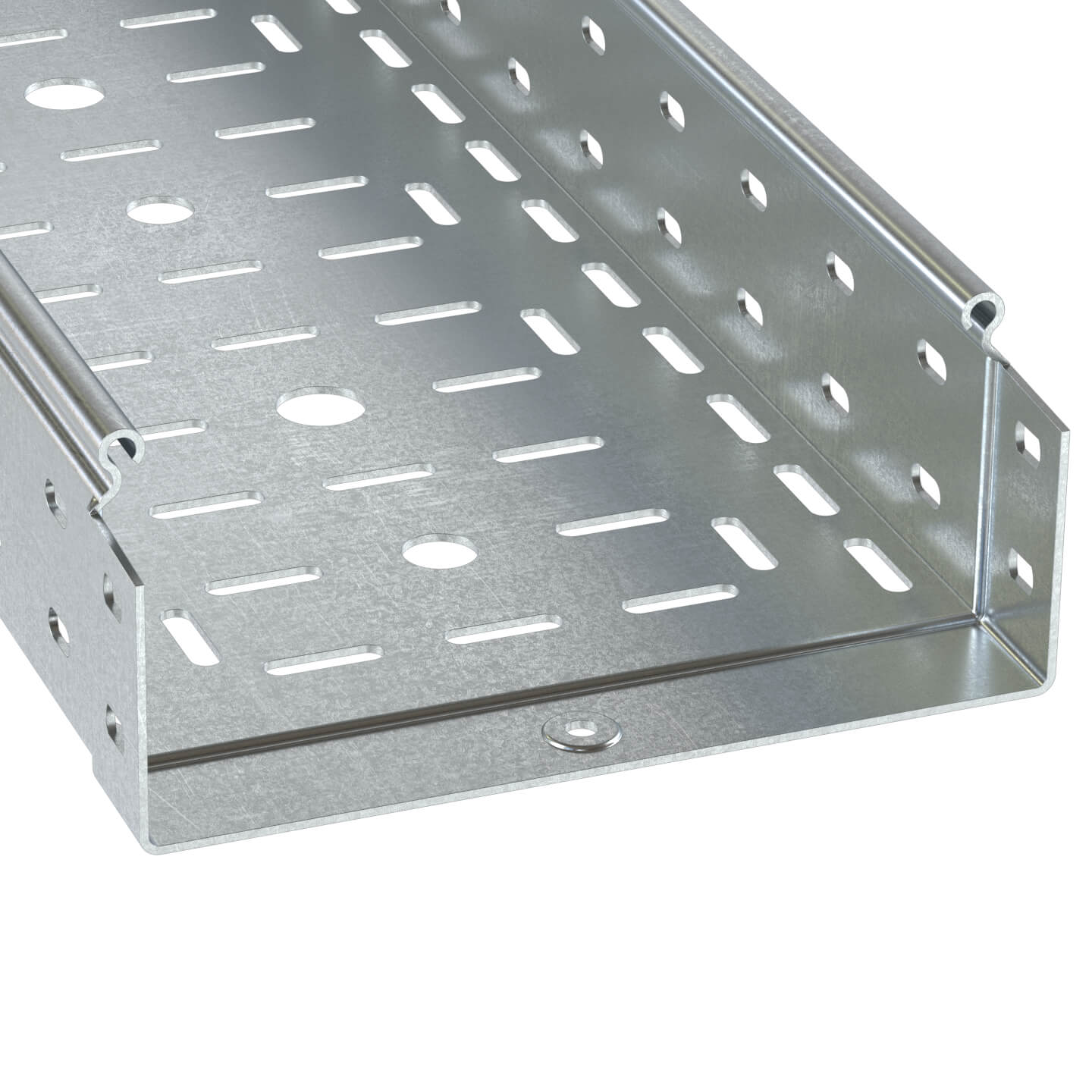 Лоток перфорированный 400х80 L3000 толщ.1,2 мм