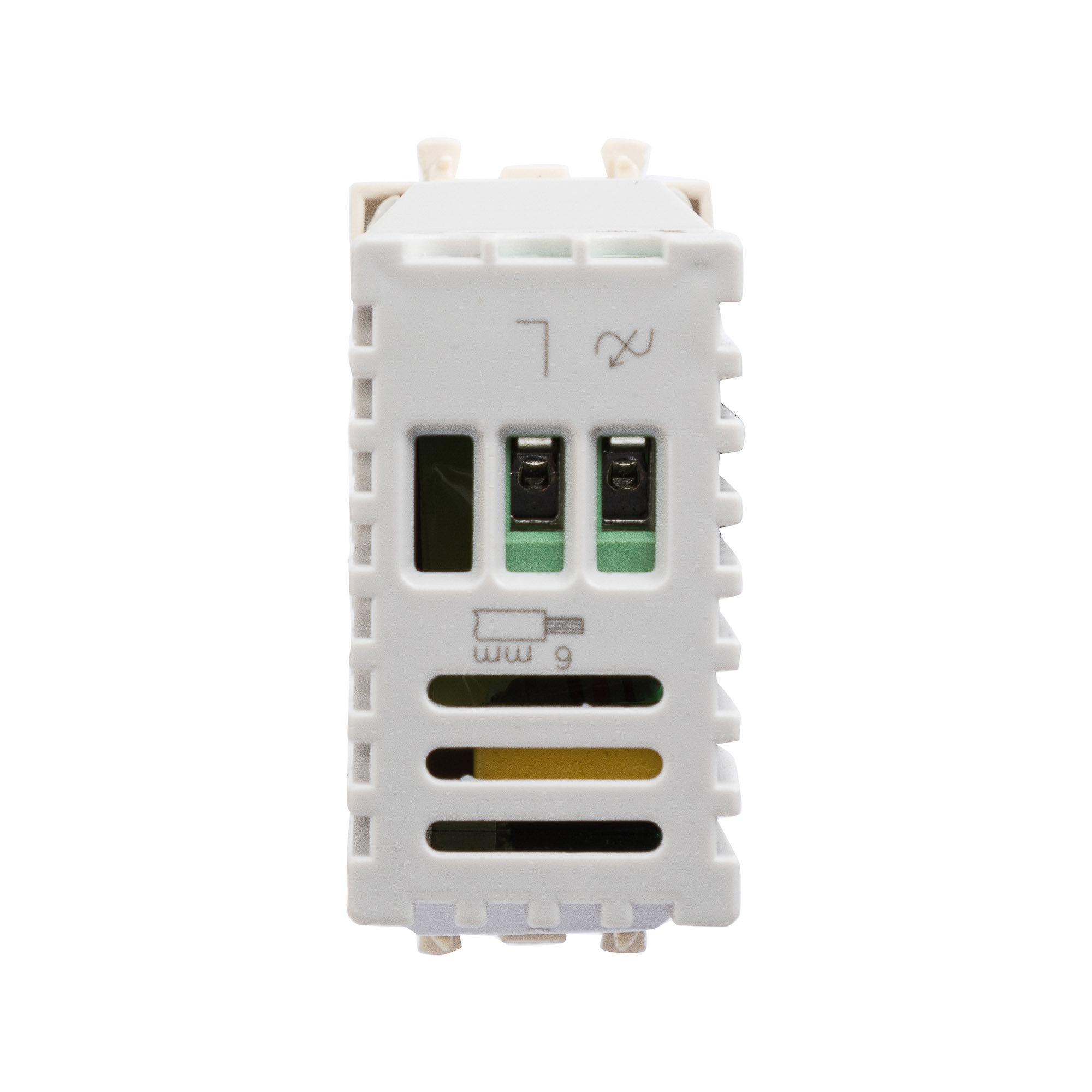 Диммер поворотный модульный, "Avanti", "Ванильная дымка", 1 модуль