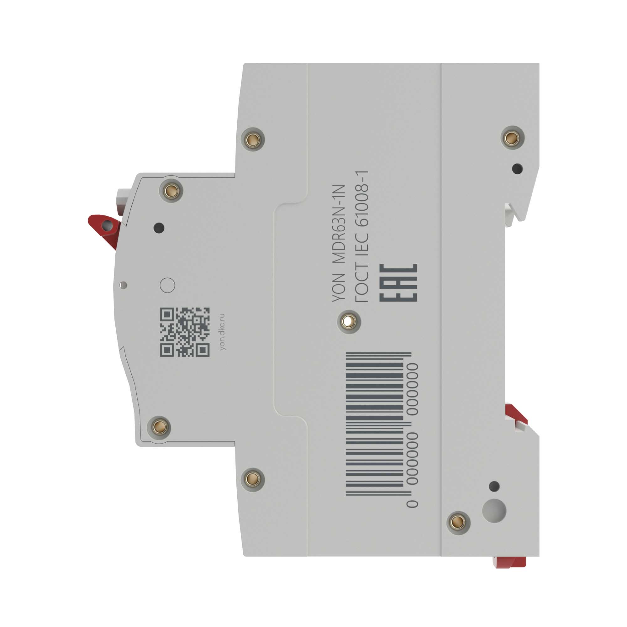 Автоматический выключатель дифференциального тока YON max типа MDR, 1P+N, 100mA, 40A, хар-ка C, 6kA, тип А