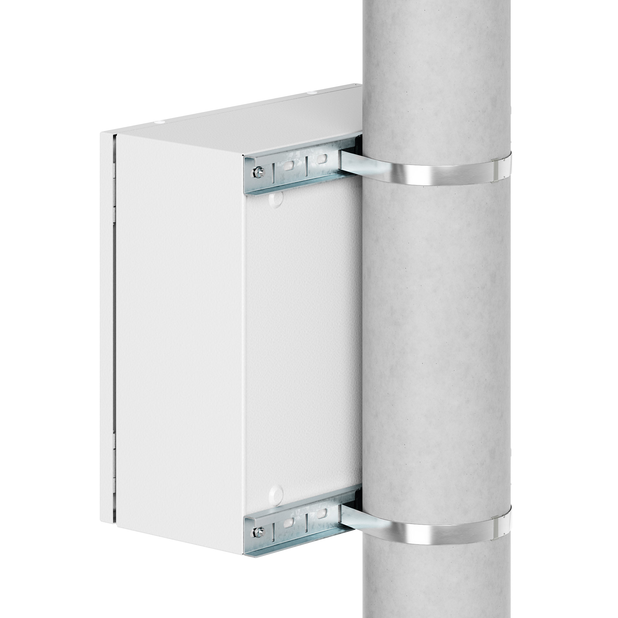 Комплект крепления на столб для навесных и клеммных корпусов, ширина корпуса 300 мм