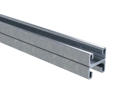 Двойной С-образный профиль 41х21, L1000, толщ.2,5 мм, горячеоцинкованный