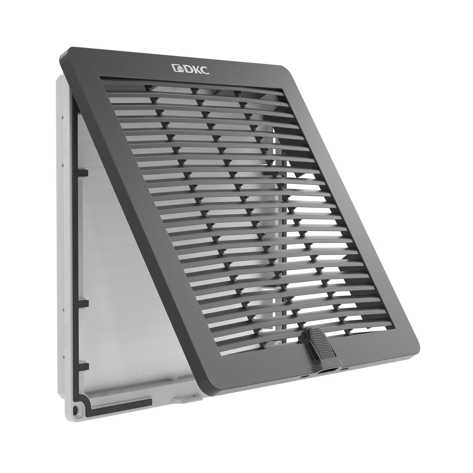 Вентиляционная решетка с фильтром RF 252x252 мм, IP54, RAL9005