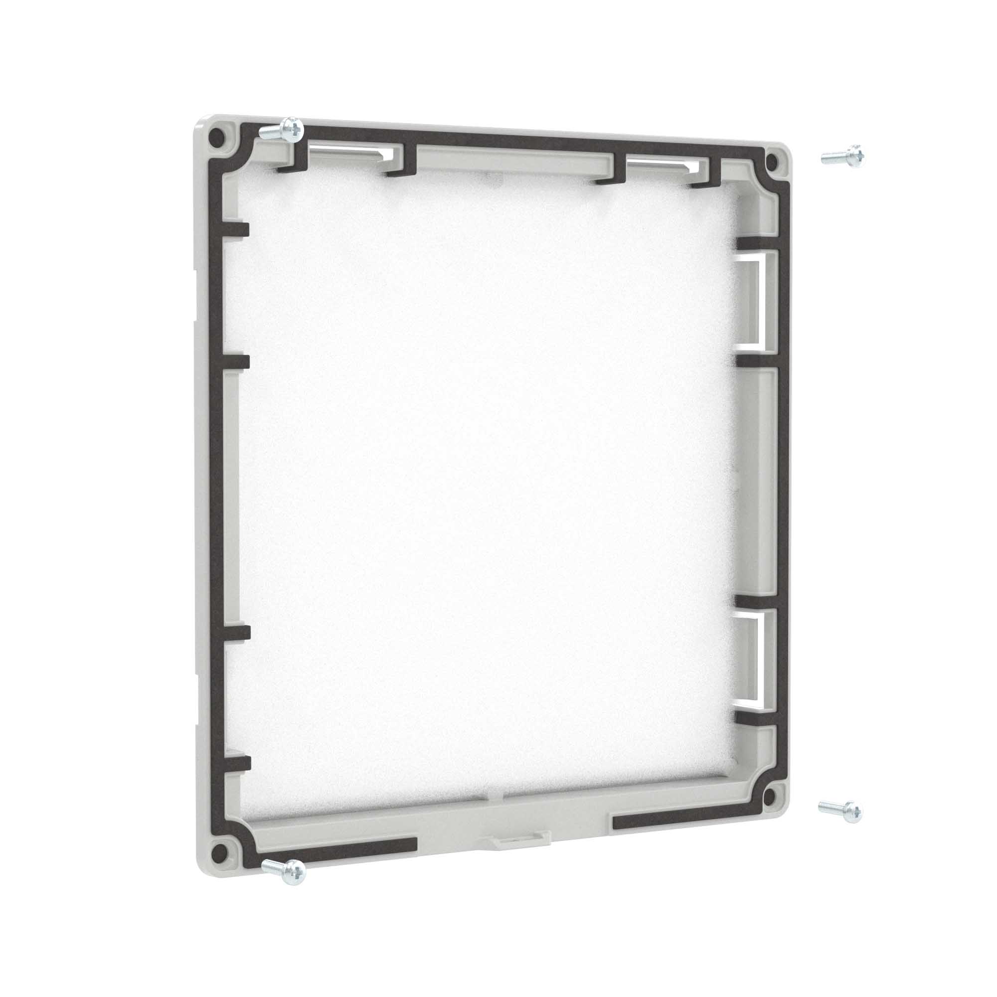 Вентиляционная решетка с фильтром RF 252x252 мм, IP54, RAL9005