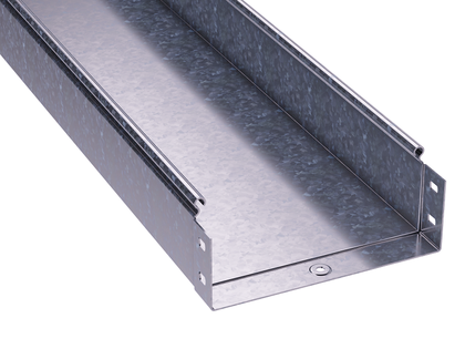 Лоток 200х80 L 3000 толщ. 1,0 мм, цинк-ламельный