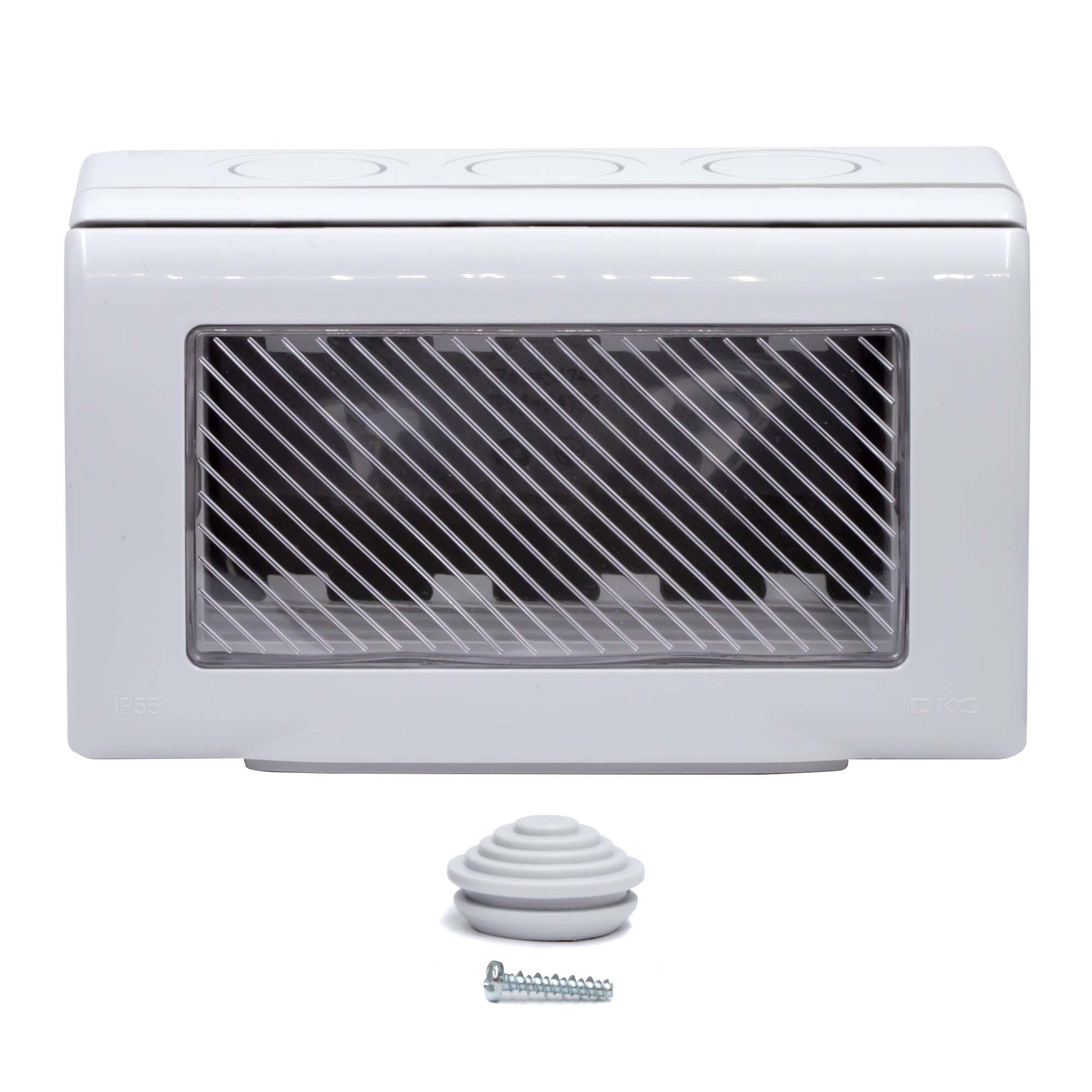 Модульная настен. коробка для эл/устан. изделий VIVA, IP55,4мод.