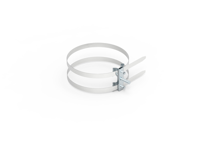 Двойной трубный хомут для изолированной мачты, D0-150 мм, M16