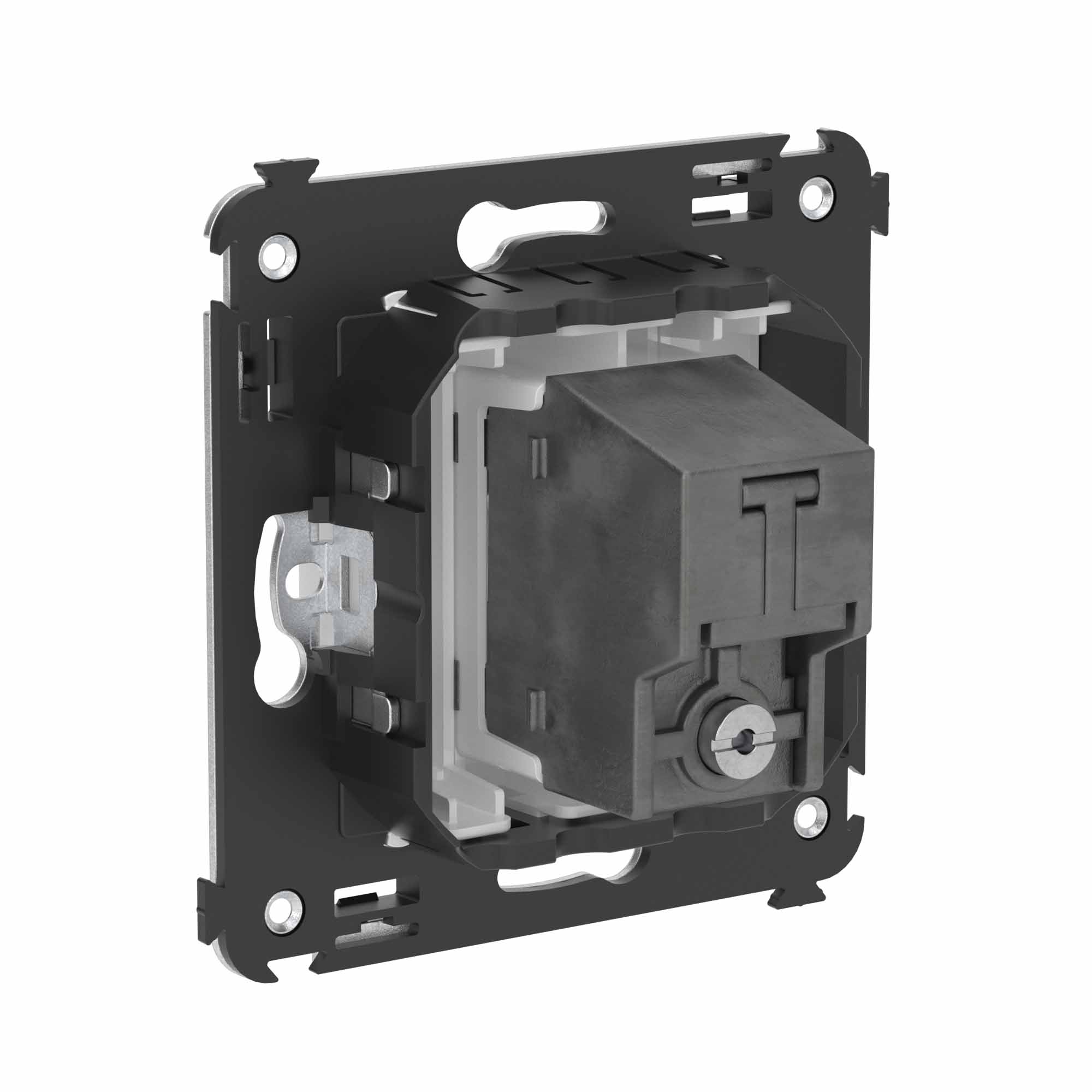 Розетка TV оконечная в стену, "Avanti", "Белое облако"