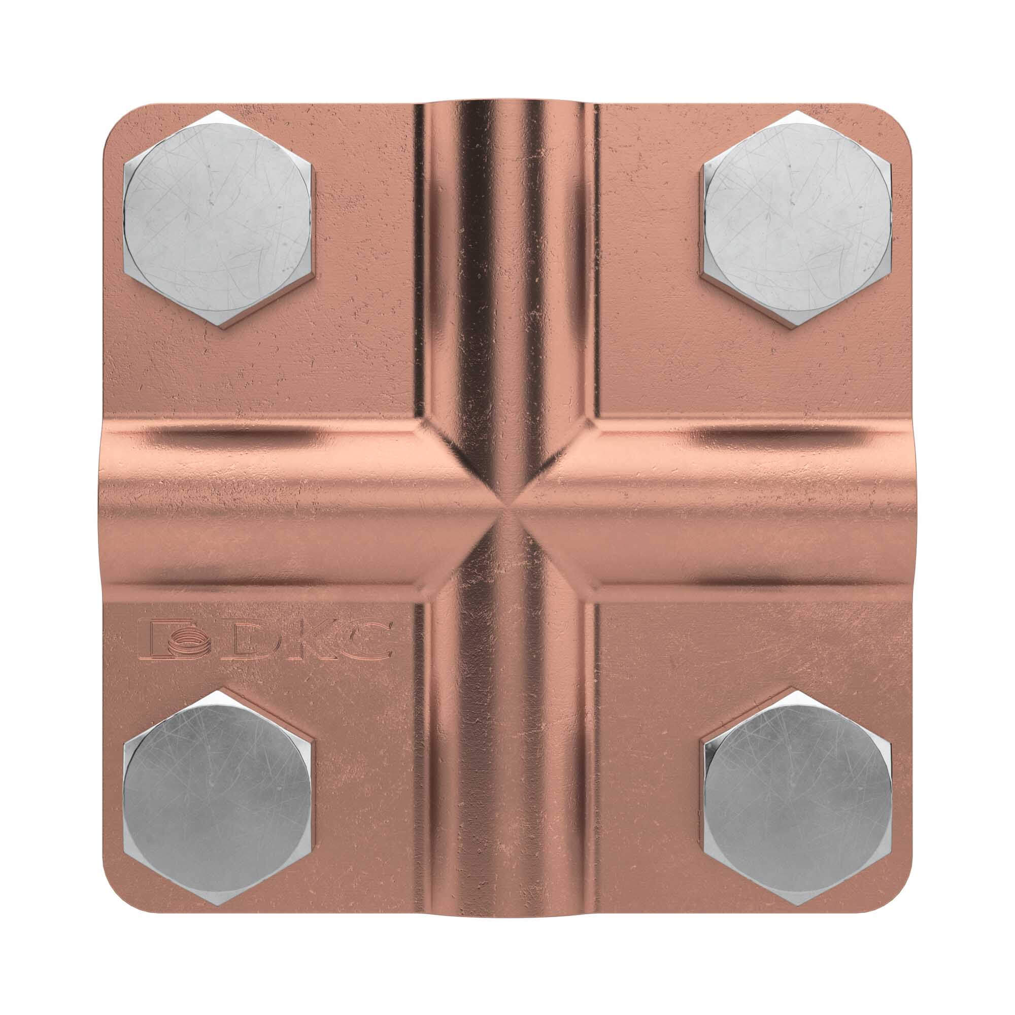 Соединитель пруток-пруток, D10 мм, медь