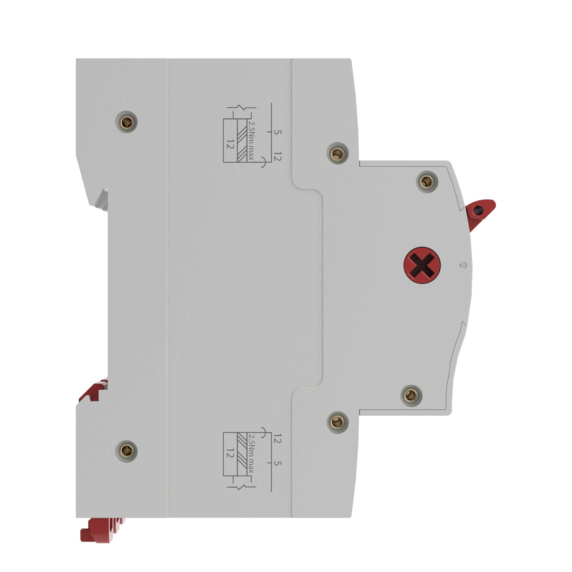 Выключатель нагрузки модульный YON max типа MSD, 3 полюса, 80А