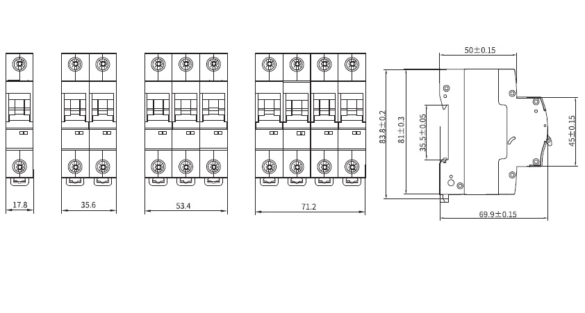 Чертеж MD63H-2PC16