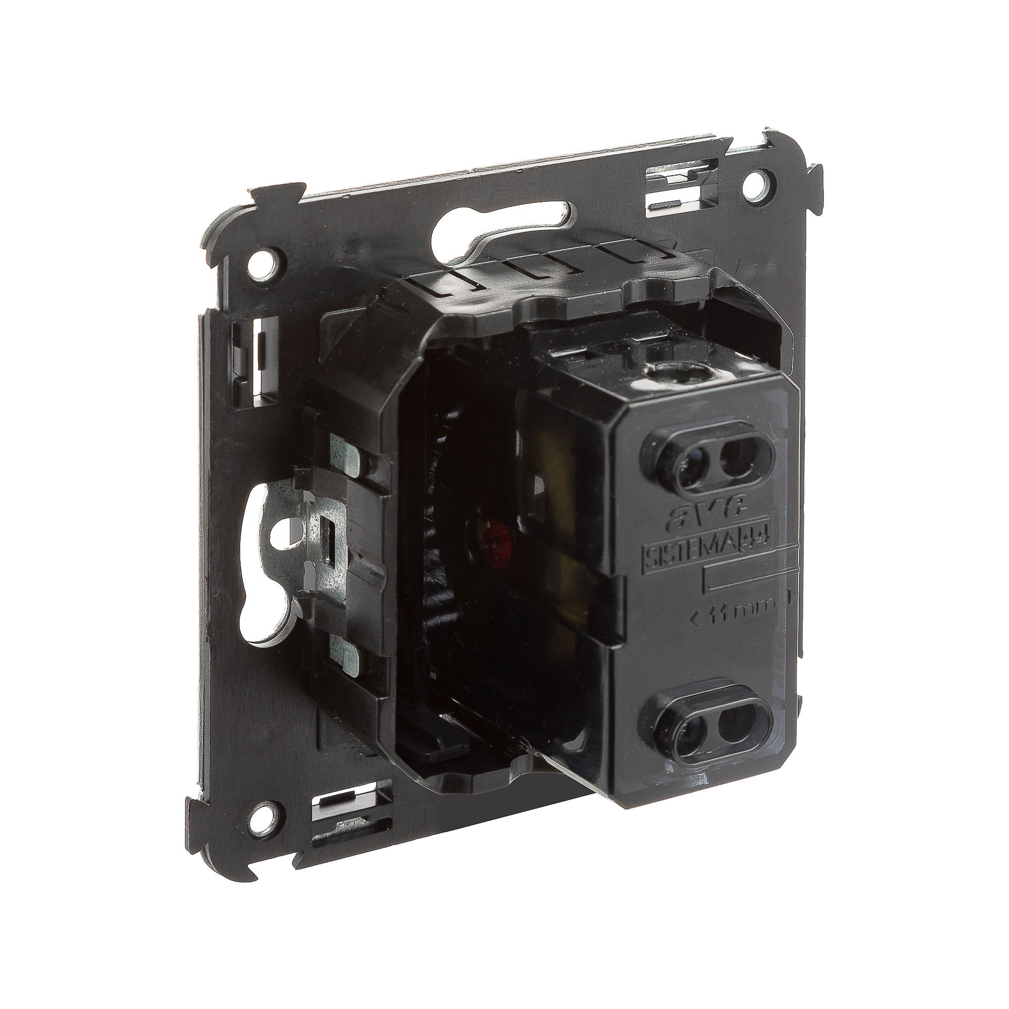 Звонок в стену, "Avanti", "Черный матовый"