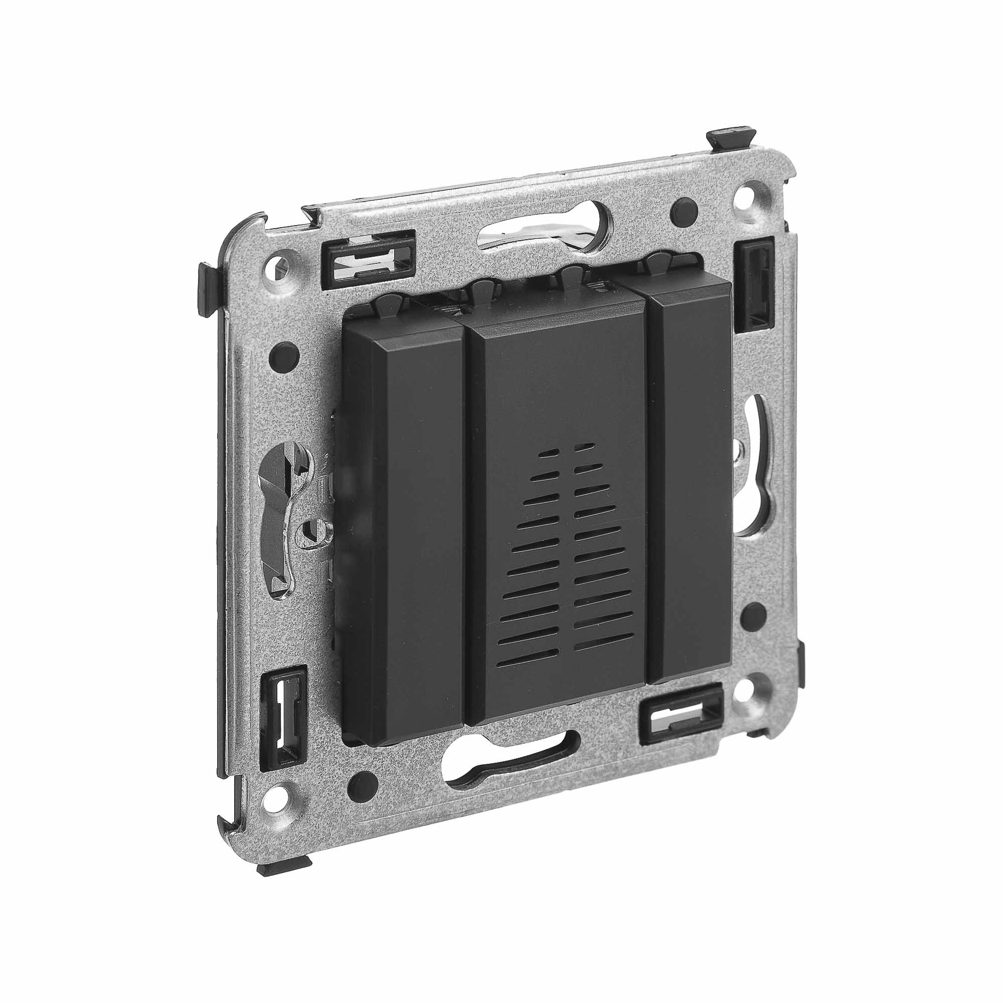 Звонок в стену, "Avanti", "Черный матовый"