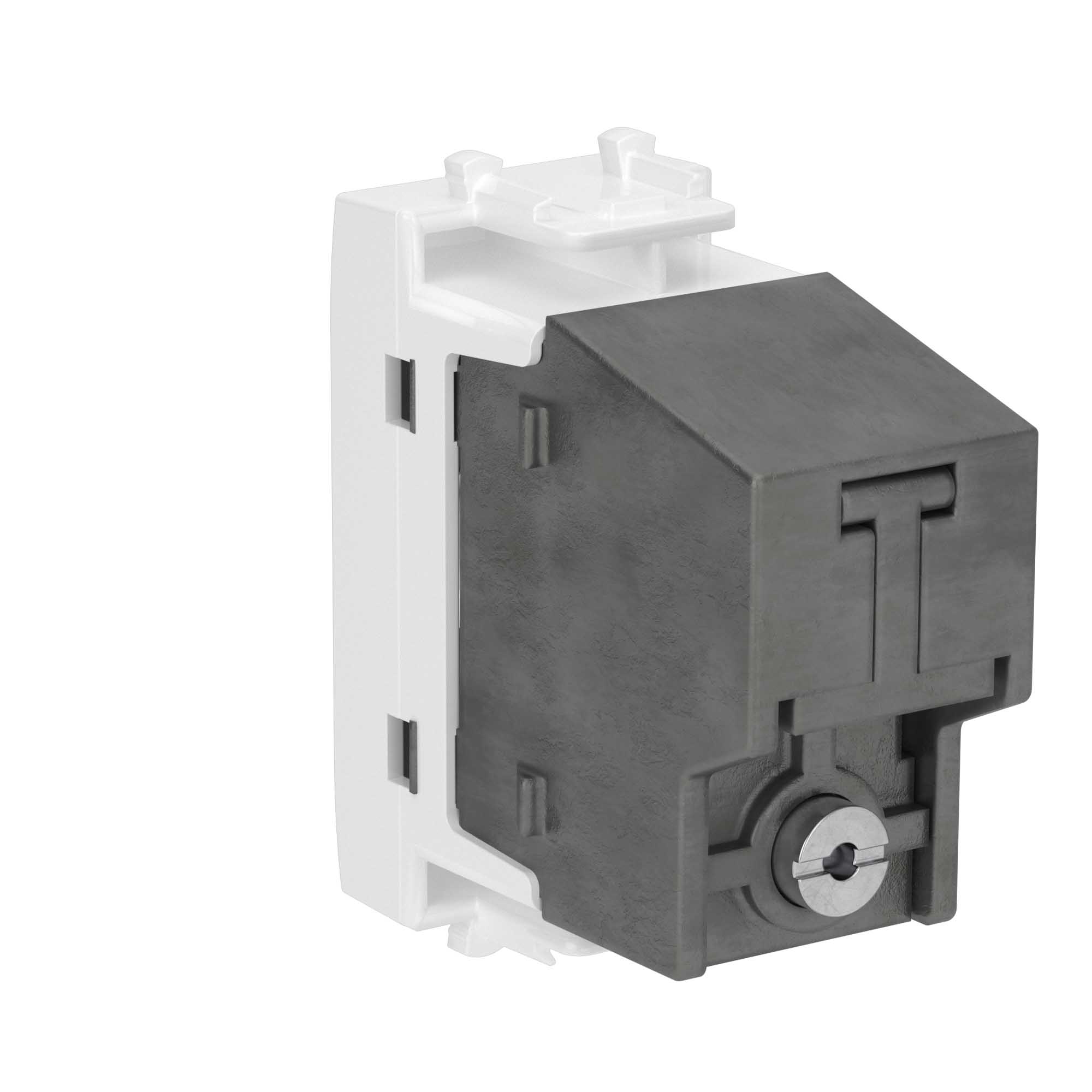 Розетка TV оконечная модульная, "Avanti", "Белое облако", 1 модуль