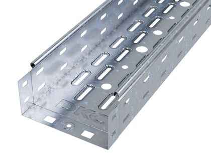 Лоток перфорированный 150х80 L 3000, цинк-ламельный