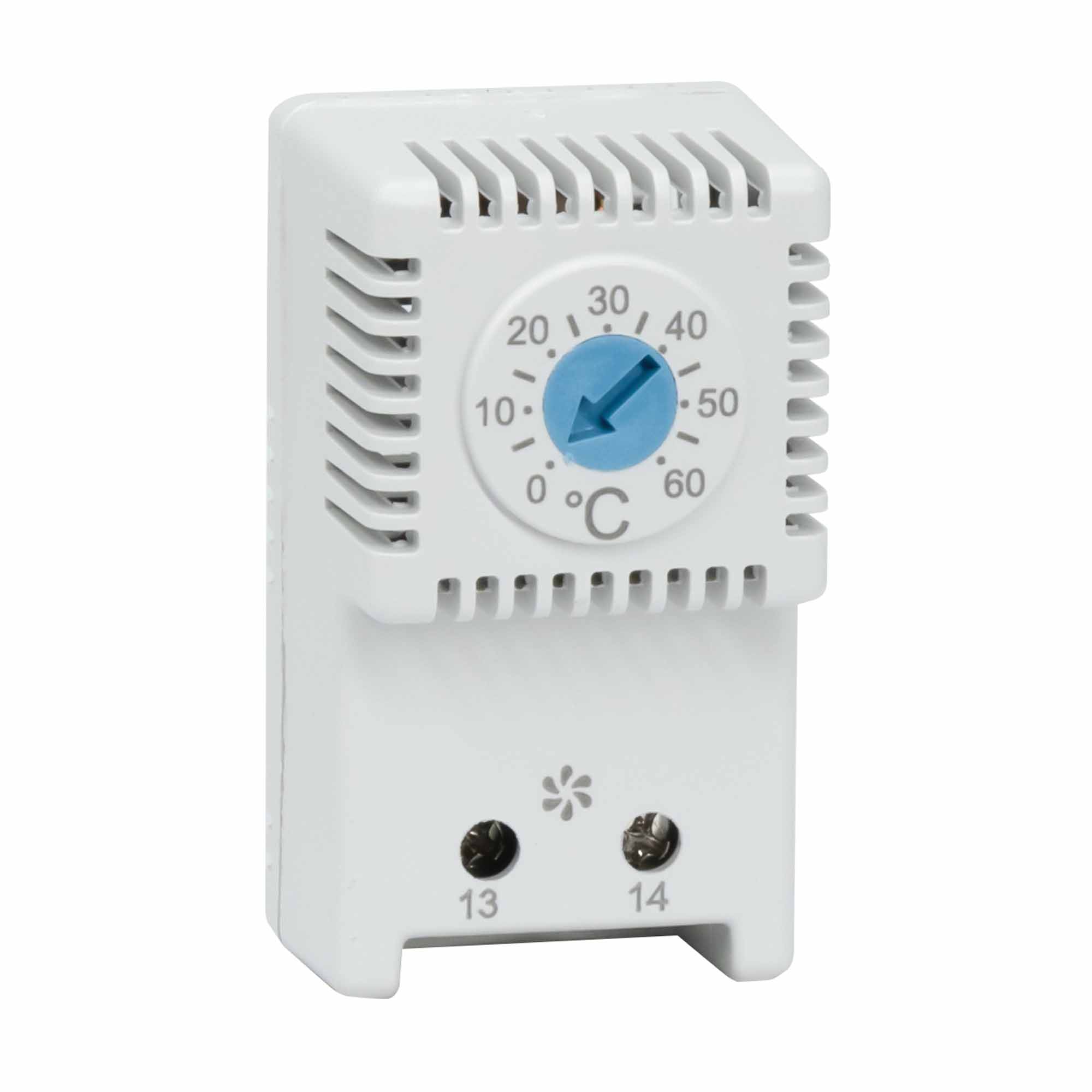 Термостат с регулируемым диапазоном температуры 0…+60°C, NO-контакт