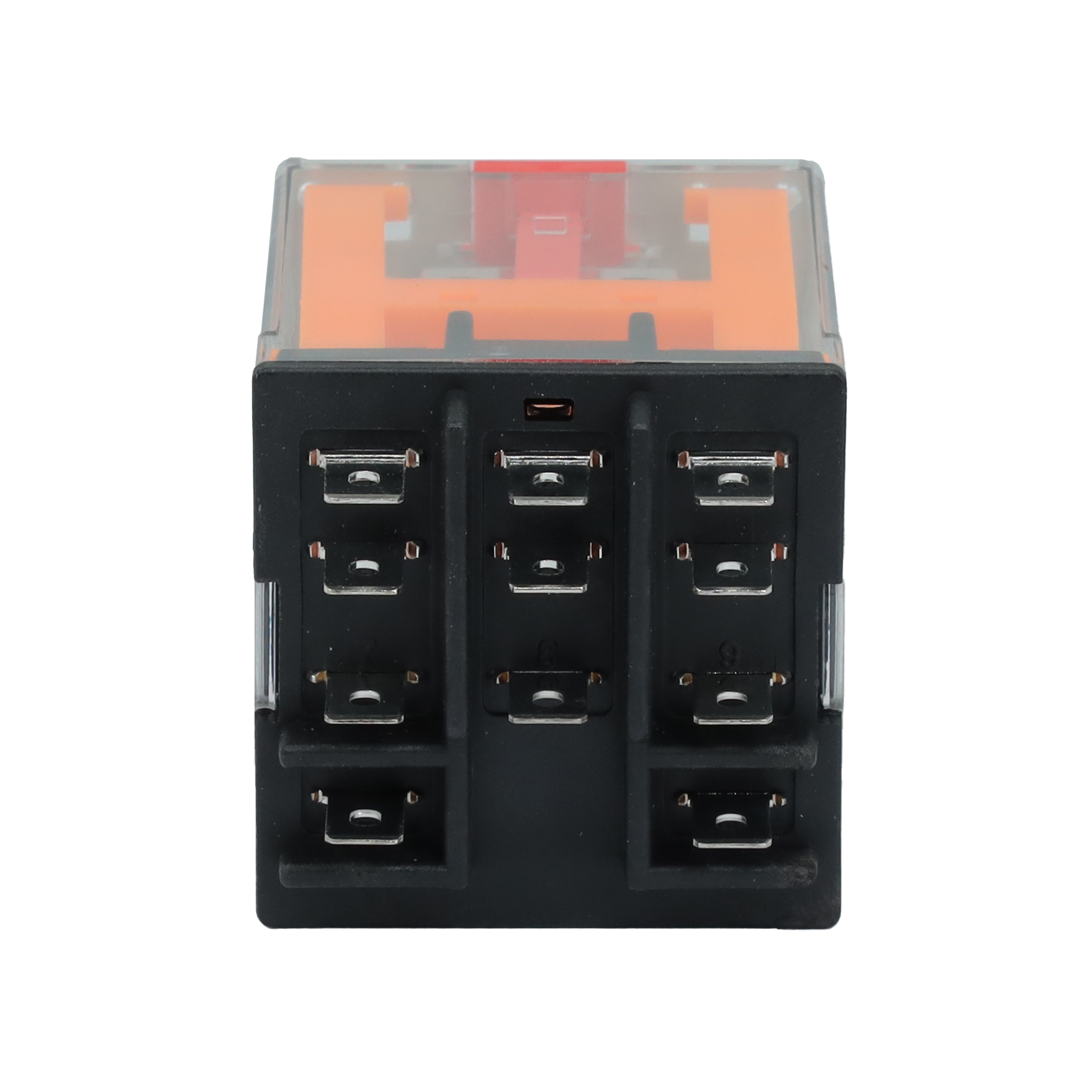 Реле миниатюрное силовое, 3CO, ком. ток 16А, AgSnO2, напряжение 230V AC, опция: тест-кнопка+светодиод