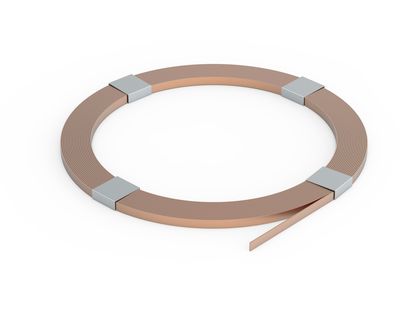 Полоса 25х4 мм, омеднённая сталь